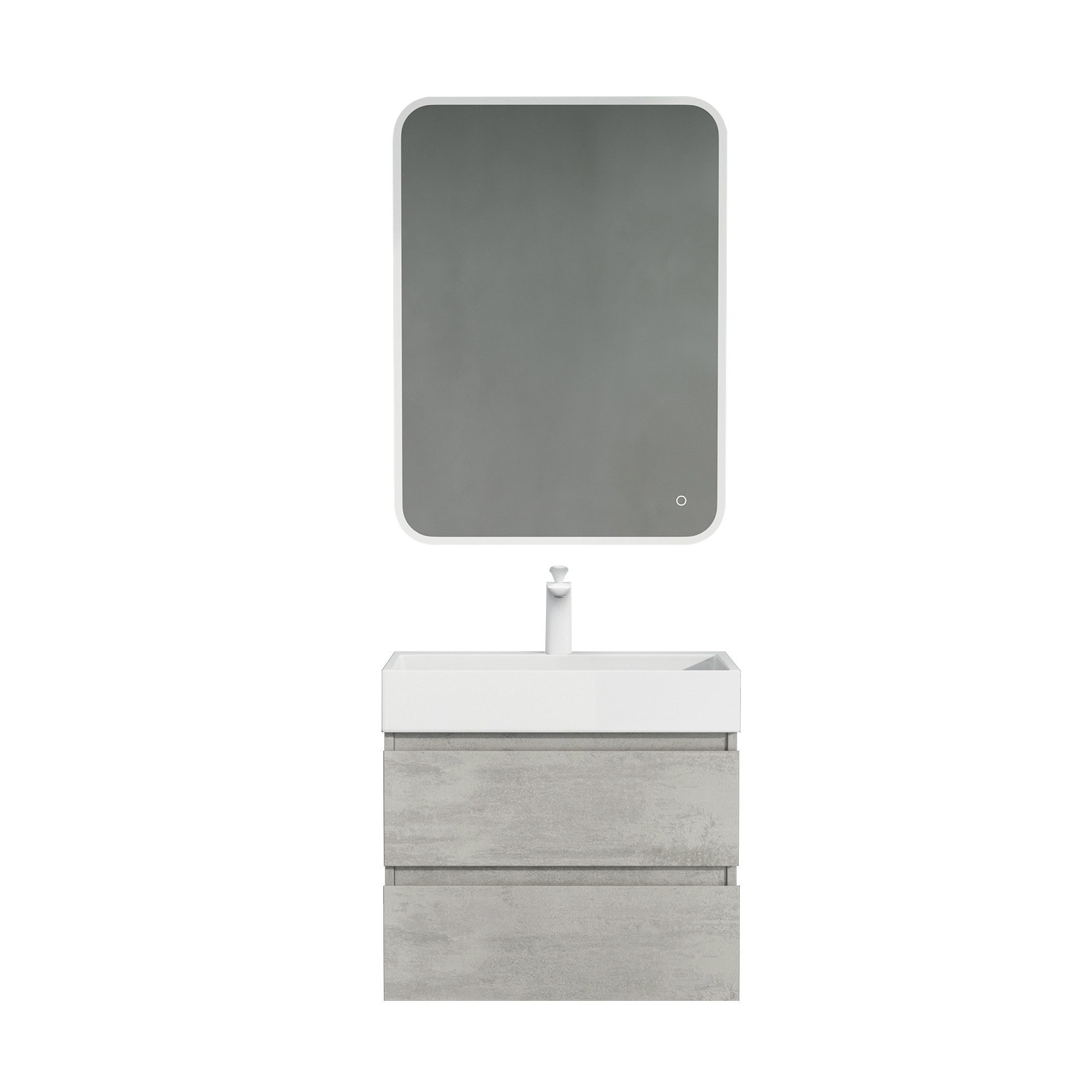 doporro Badmöbel-Set Badmöbel-set Verona Waschbecken-Unterschrank Wandmonta günstig online kaufen