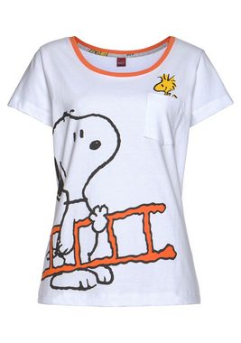 PEANUTS Pyjama (2 tlg., 1 Stück) mit Snoopy und Woodstock Druck