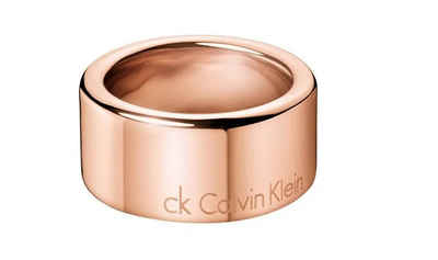 LeNoSa Fingerring CK Damen Ring massiv Edelstahl Rosegold Größe 50 (1-tlg)