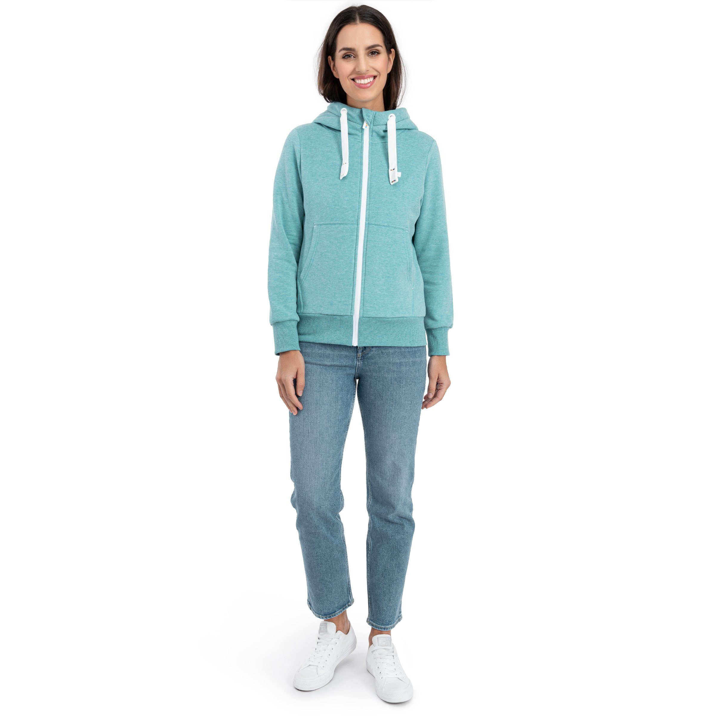 DEPROC Active Kapuzensweatjacke FinjaDC Damen Zip-Hoodie mit weicher Innens günstig online kaufen