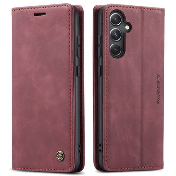 SmartUP Smartphone-Hülle Hülle für Samsung Galaxy S23 FE 5G Klapphülle Fliphülle Tasche Case, Standfunktion, integrierter Kartenfach