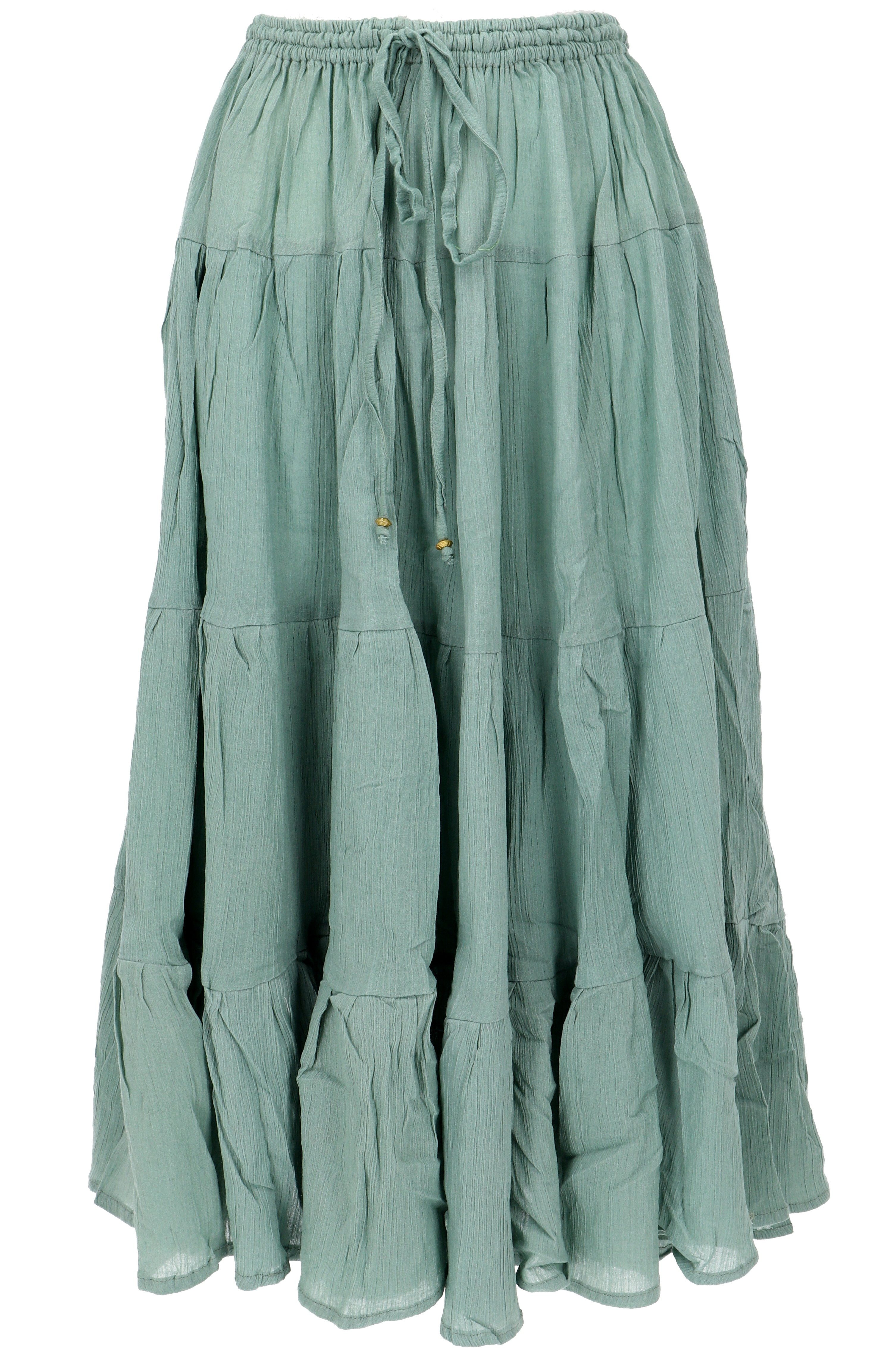 Guru-Shop Minirock Boho Stufenrock, Maxirock Sommerrock,.. alternative Bekl günstig online kaufen
