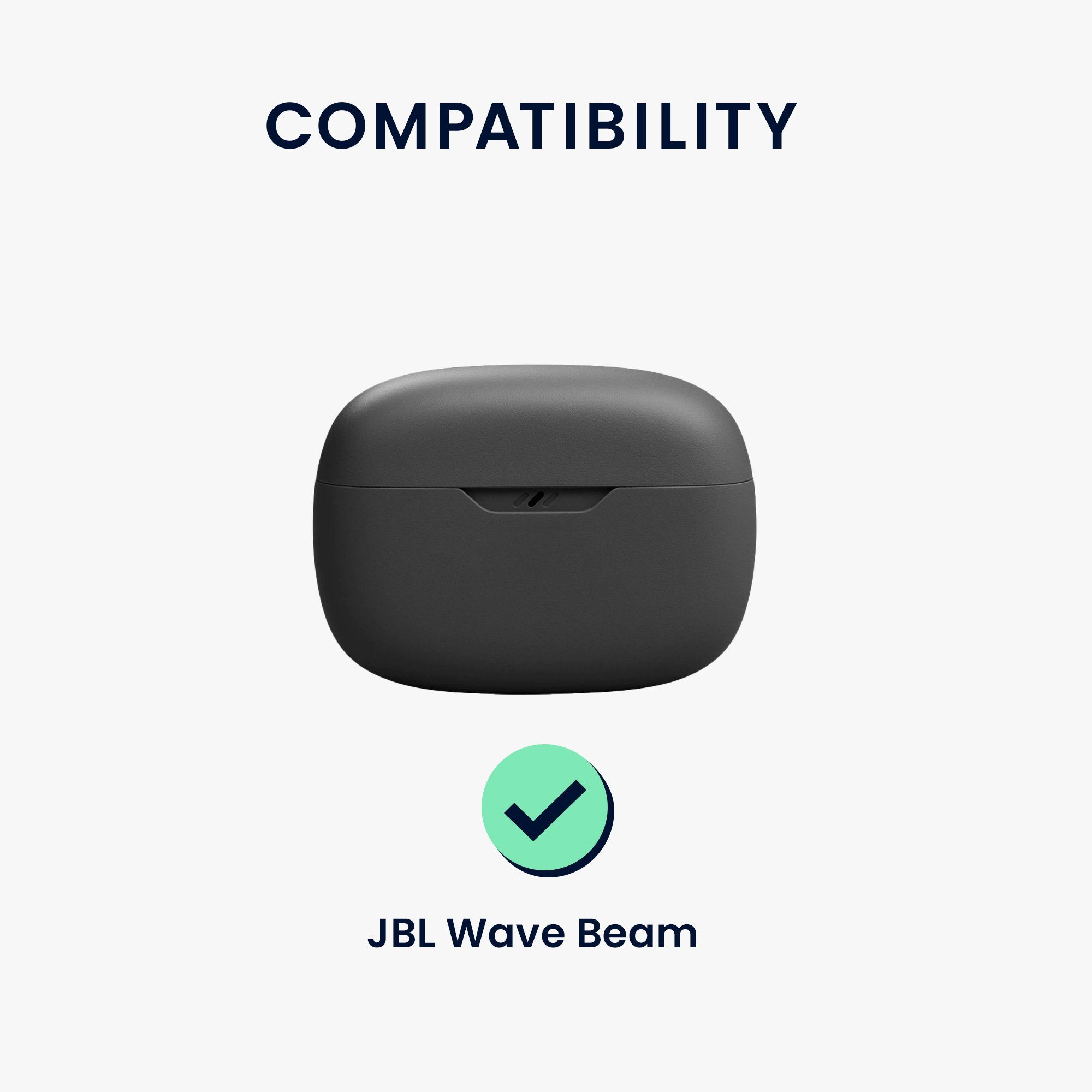 In-Ear Beam, Hülle Wave Case Headphones Etui Cover kwmobile für für JBL Schutzhülle Silikon Kopfhörer-Schutzhülle