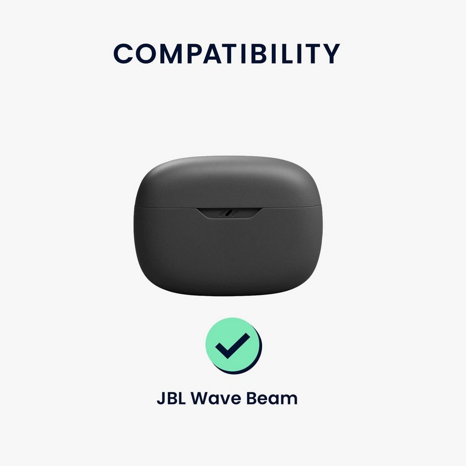 kwmobile Kopfhörer-Schutzhülle Hülle für JBL Wave Beam, Silikon Schutzhülle  Etui Case Cover für In-Ear Headphones