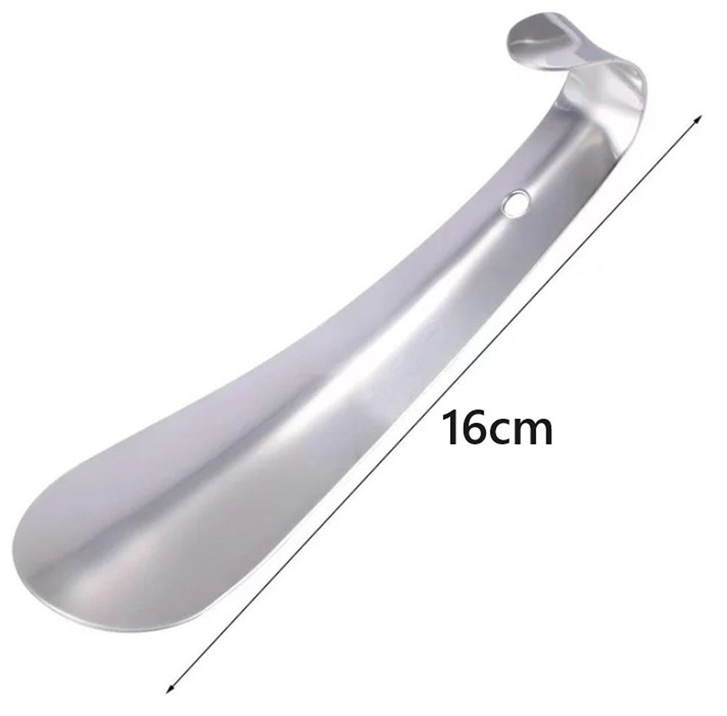 BAYLI Schuhlöffel 2er Set Schuhlöffel klein aus Edelstahl, 16cm Schuhanzieher, Schuhan – Bild 5 von 5