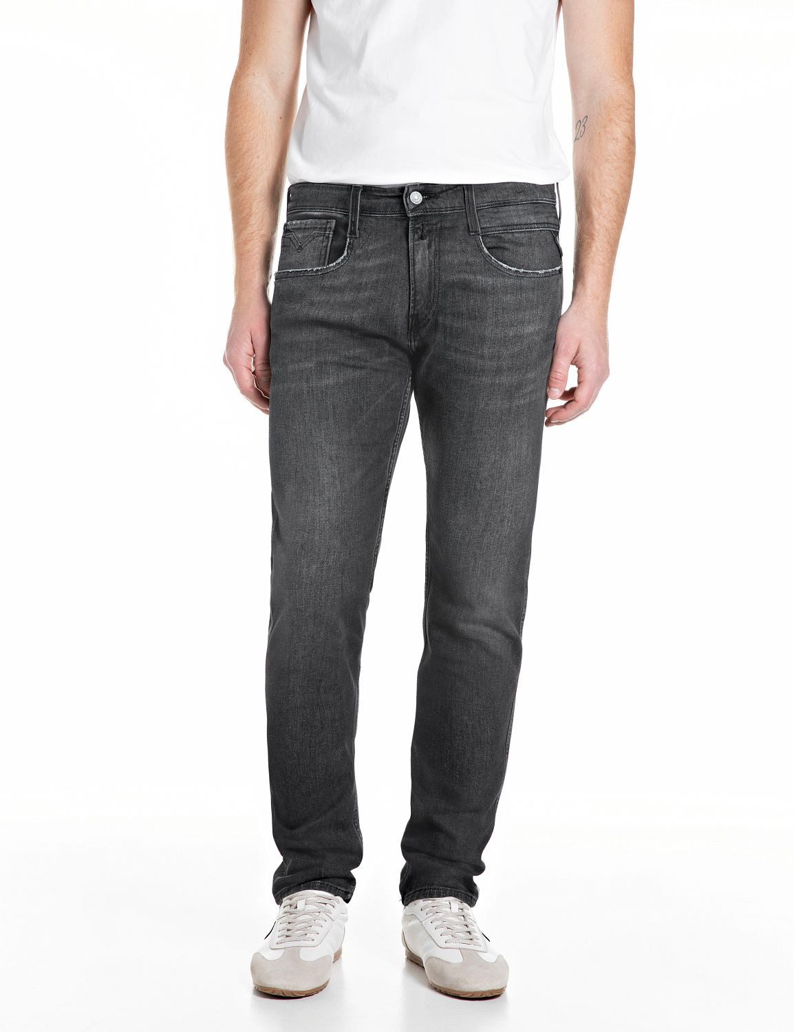 Replay Slim-fit-Jeans Anbass Superstretch elastisch