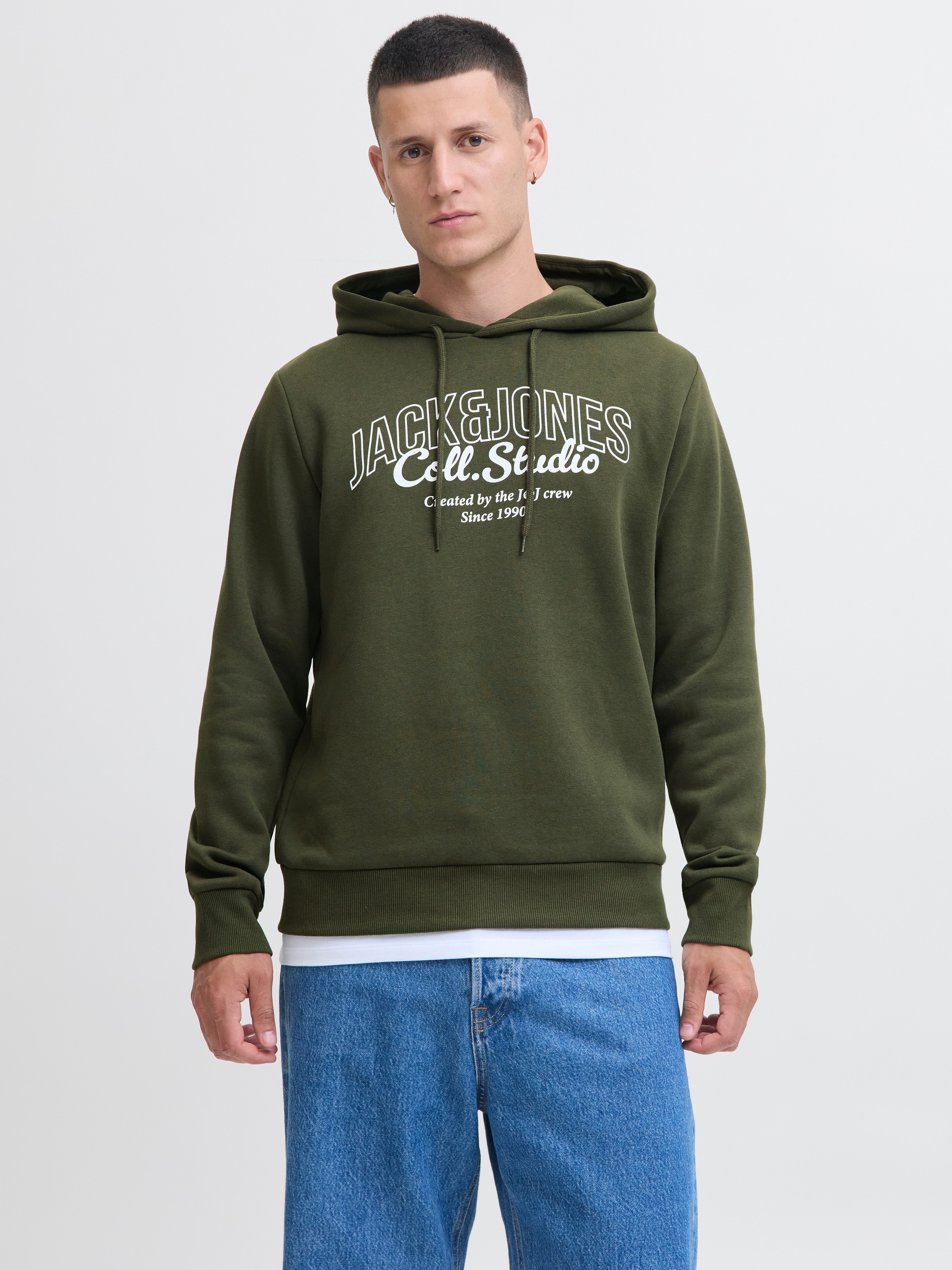 Jack & Jones Kapuzensweatshirt JJMAKOTO SWEAT HOOD günstig online kaufen
