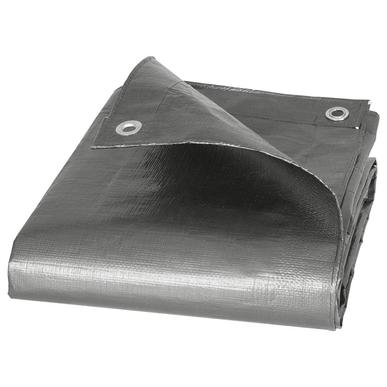Woltu Schutzplane (1-St), wasserdicht, 180 g/m² PE Gewebeplane mit Ösen, reißfest