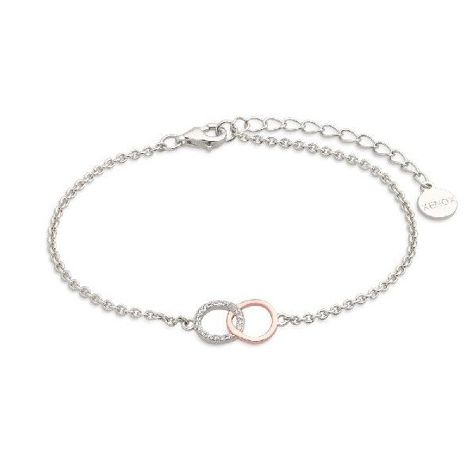 XENOX Armband XENOX Armband Damen "SP-Lucky Ones" silber-/roséfarben XS293
