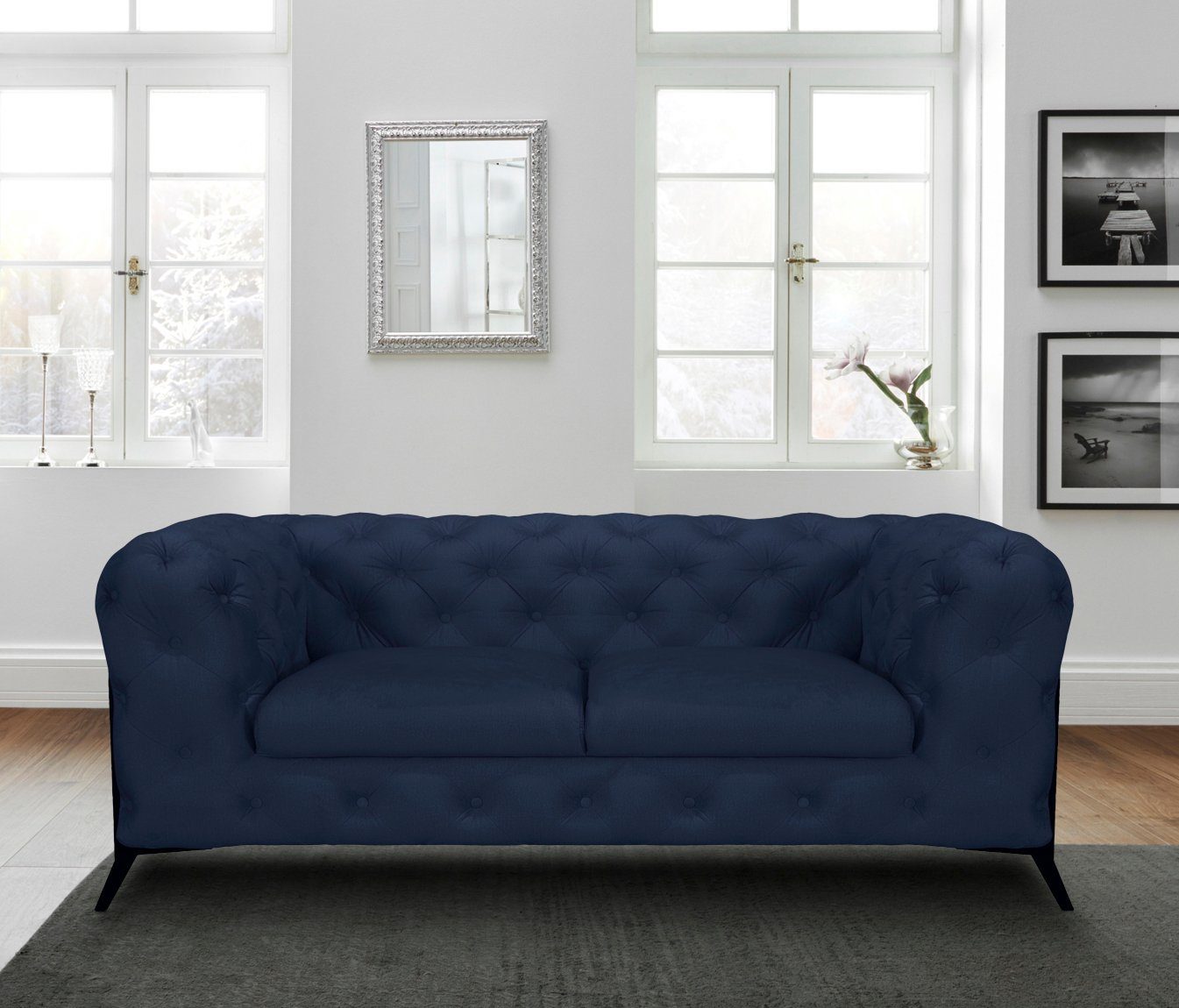 Leonique Chesterfield-Sofa Amaury, aufwändige Knopfheftung, moderne günstig online kaufen