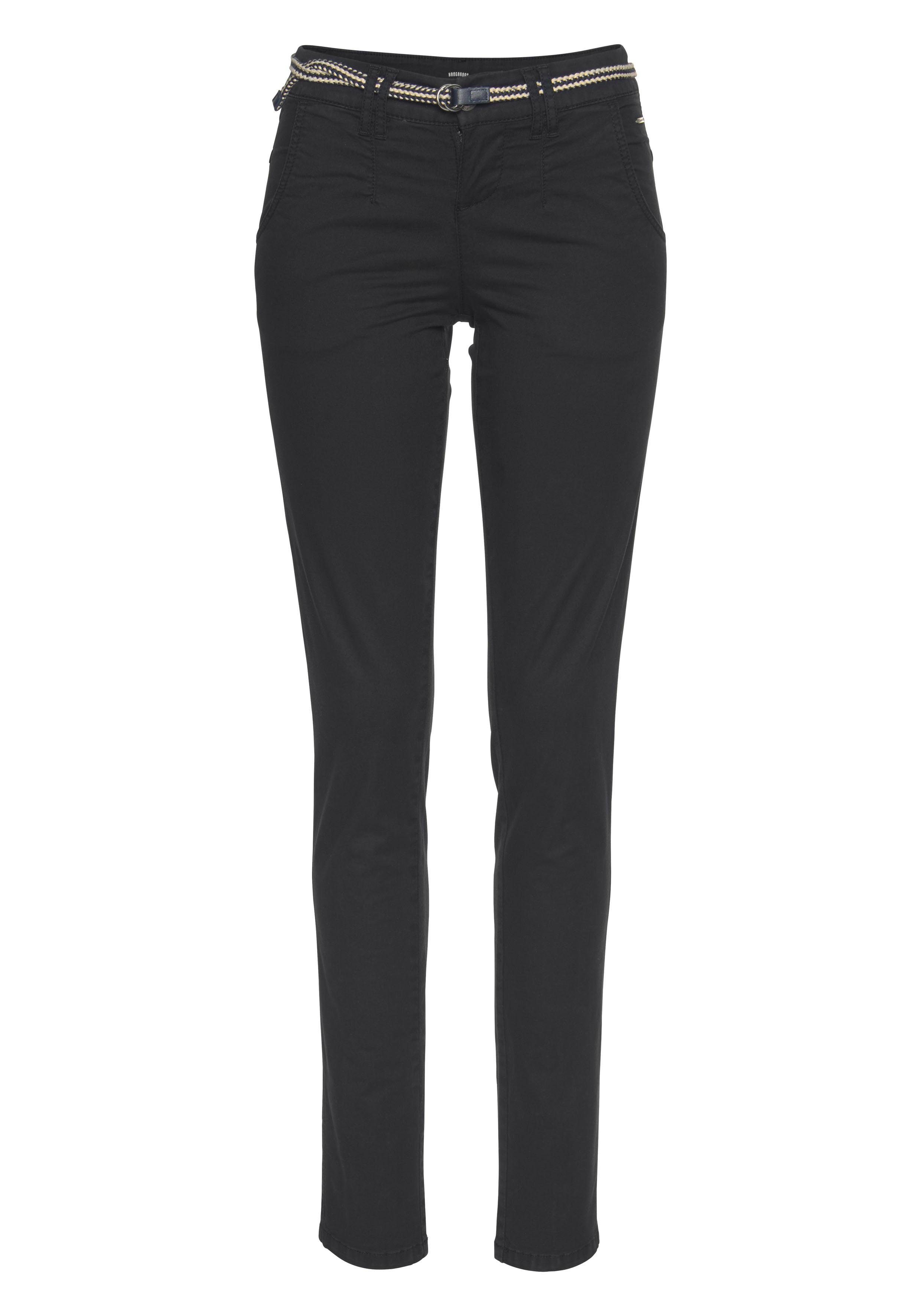 KangaROOS Chinohose (Set, 2-tlg., mit Gürtel) in schmaler Form, mit Kordel zu binden. Reduzierter Preis € 62,99. Unverbindliche Preisempfehlung € 77,99, (€ 62,99 pro 1 Stk)