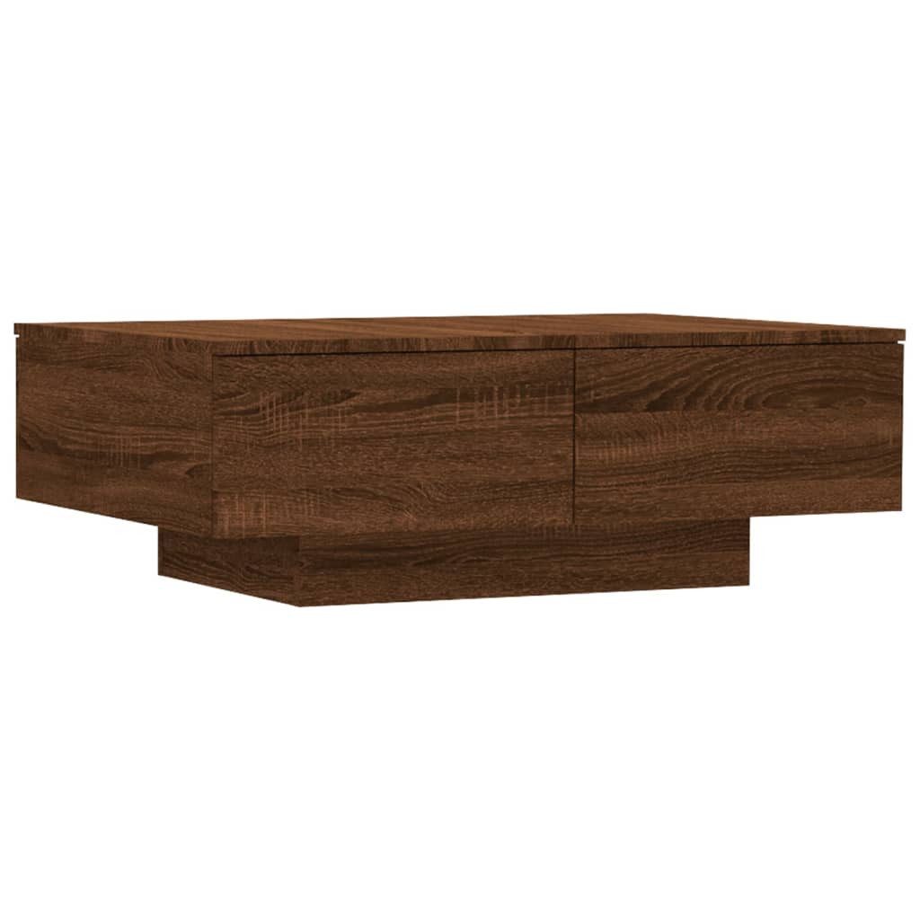 furnicato Couchtisch Braun Eichen-Optik 90x60x31 cm Holzwerkstoff (1-St) günstig online kaufen
