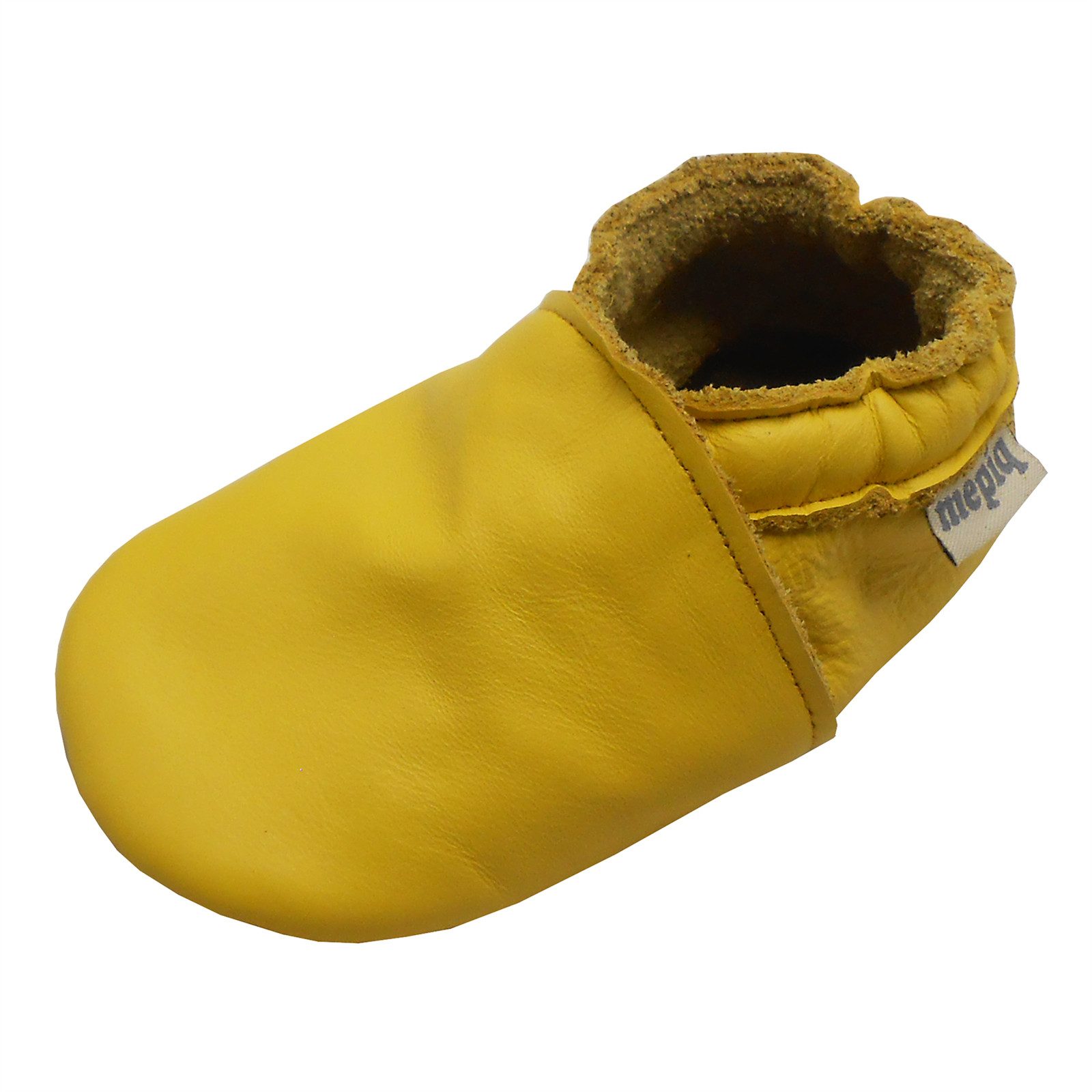mepiq Mepiq Baby Lauflernschuhe aus 100 % Leder mit rutschfester Sohle Krabbelschuh