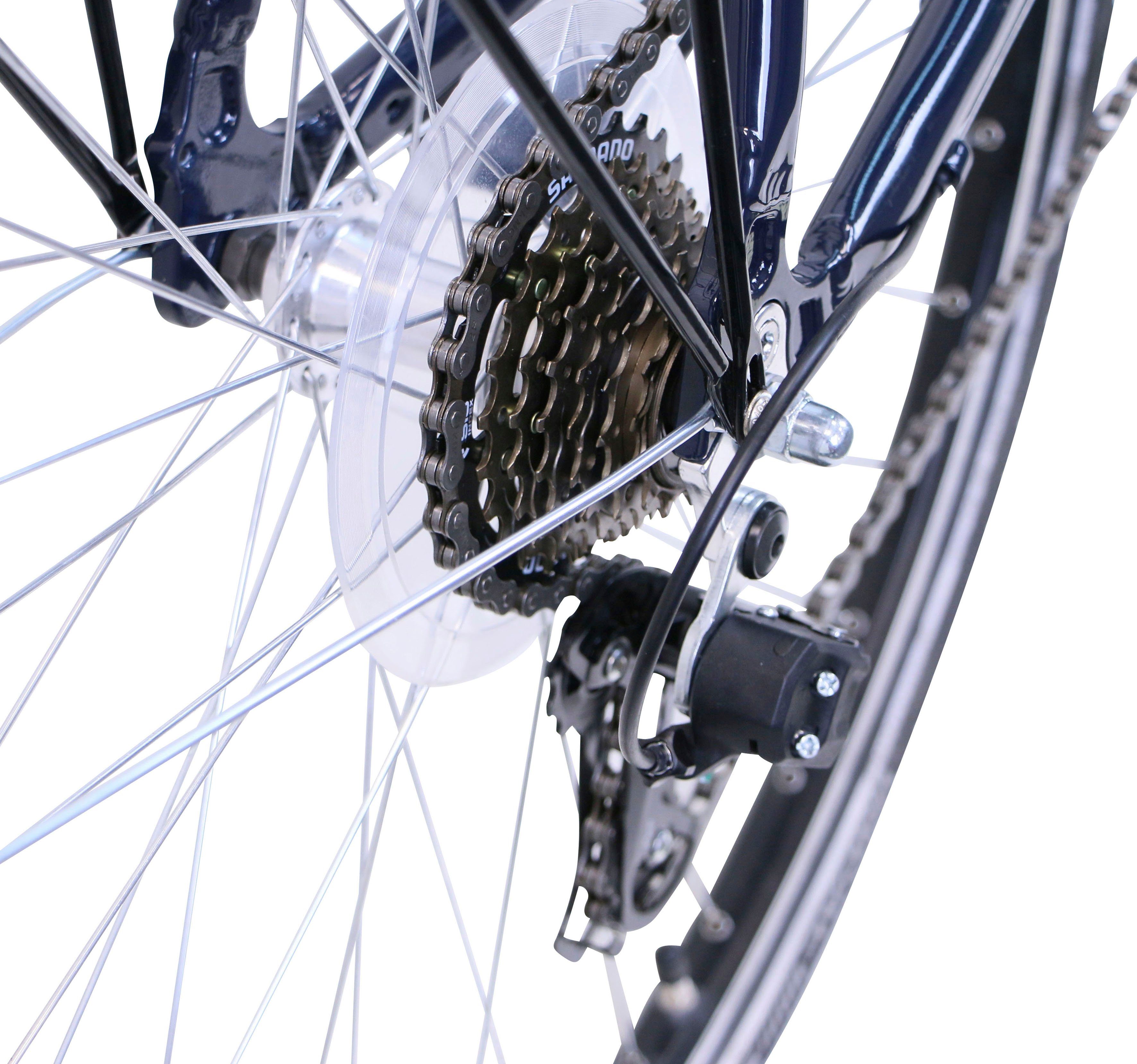 Schaltwerk, GENT, Gang Shimano BLUE Kettenschaltung Bikes EASY Tourney 7 CITYTREK HAWK HAWK Cityrad