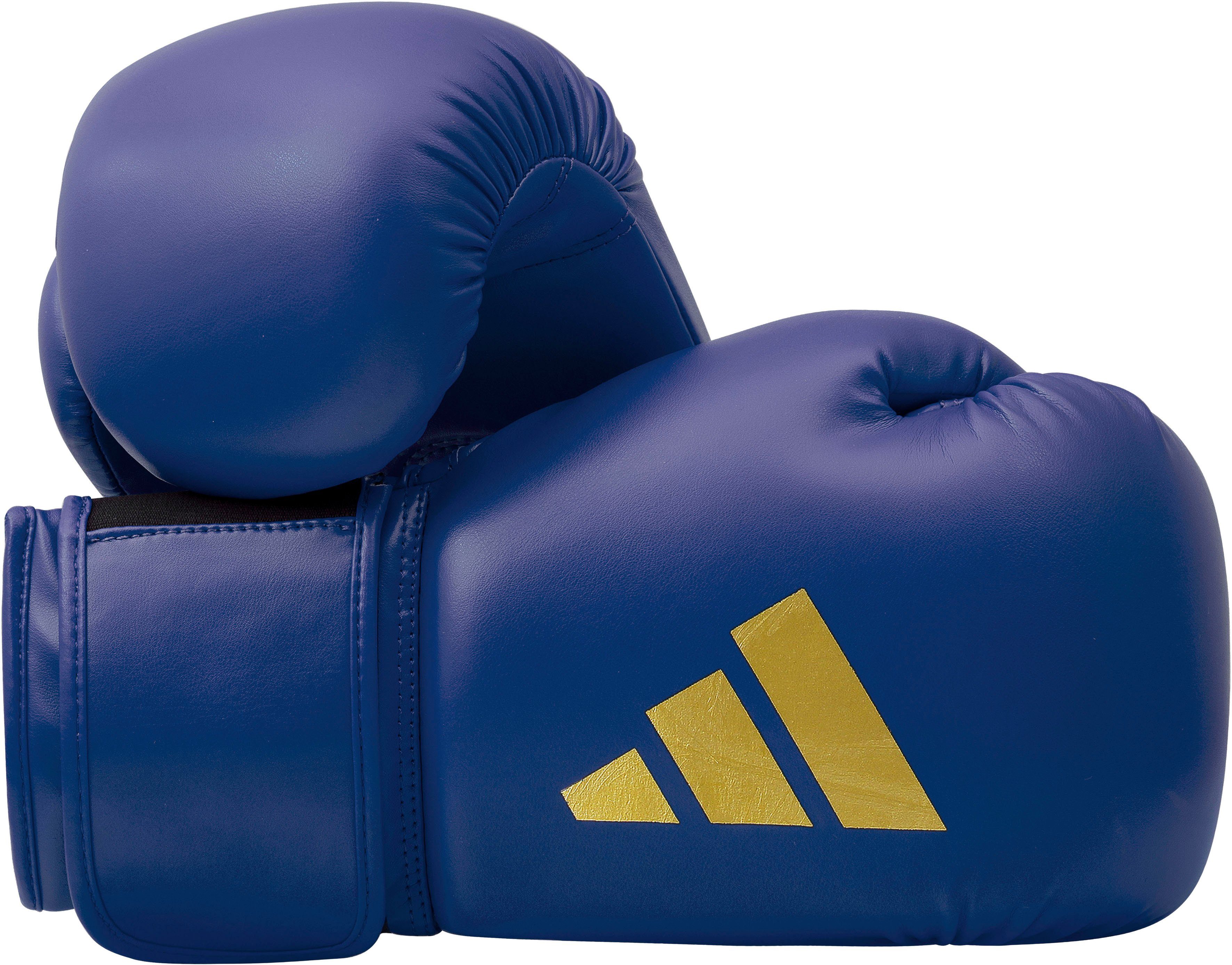 adidas Performance Boxhandschuhe Speed blau/goldfarben 50