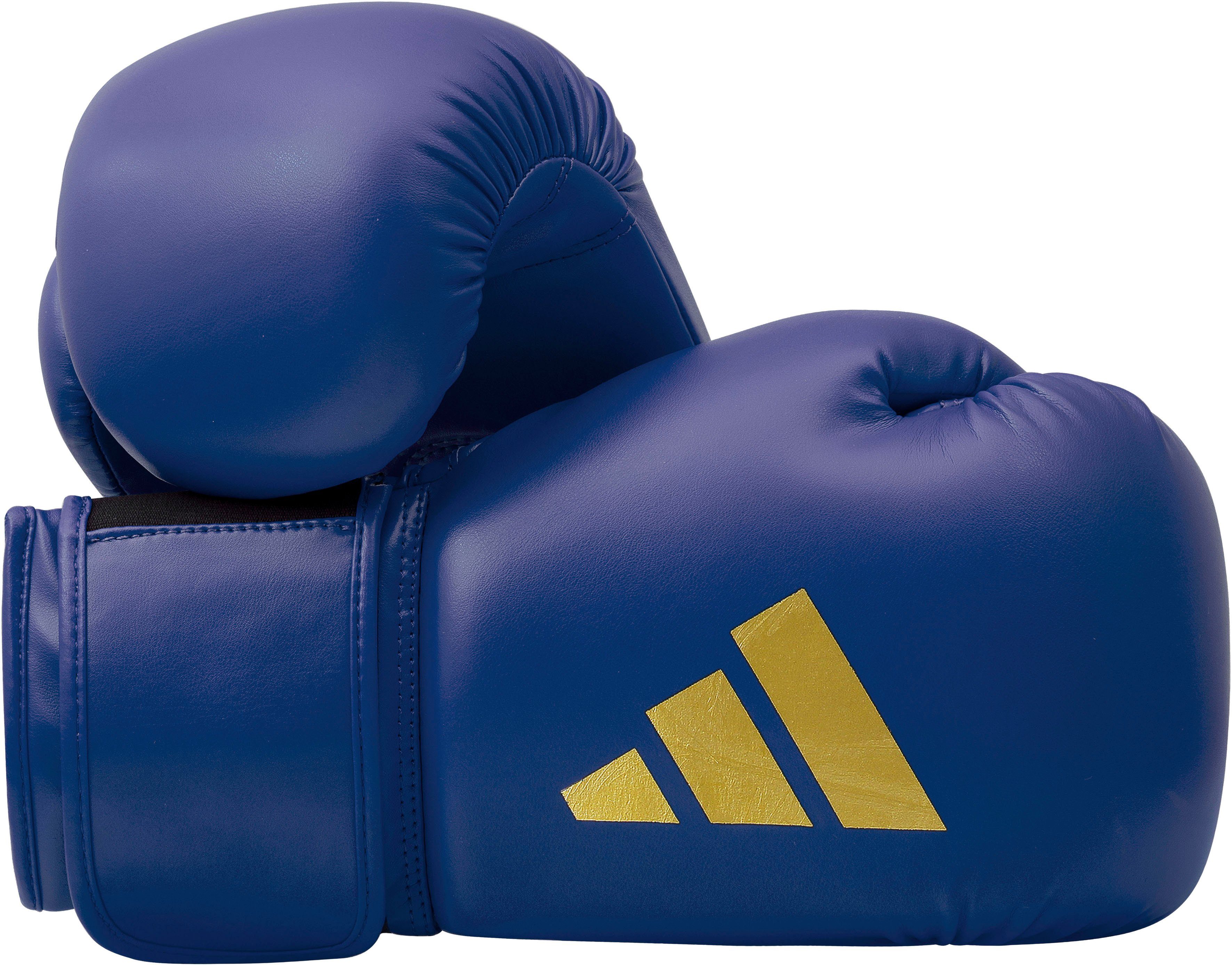 Boxhandschuhe adidas blau/goldfarben Performance Speed 50