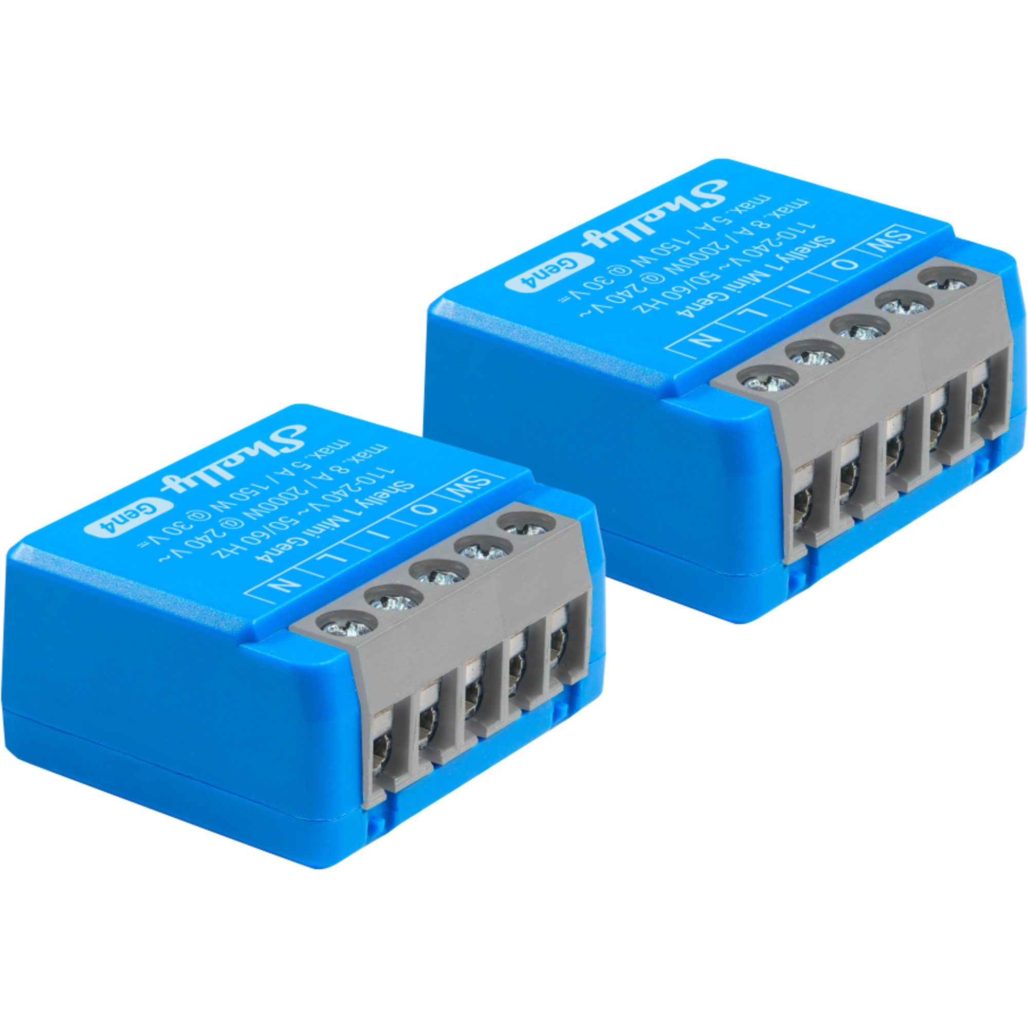 Relais-Modul Shelly 1 Mini Gen4, Relais, (2er Pack)