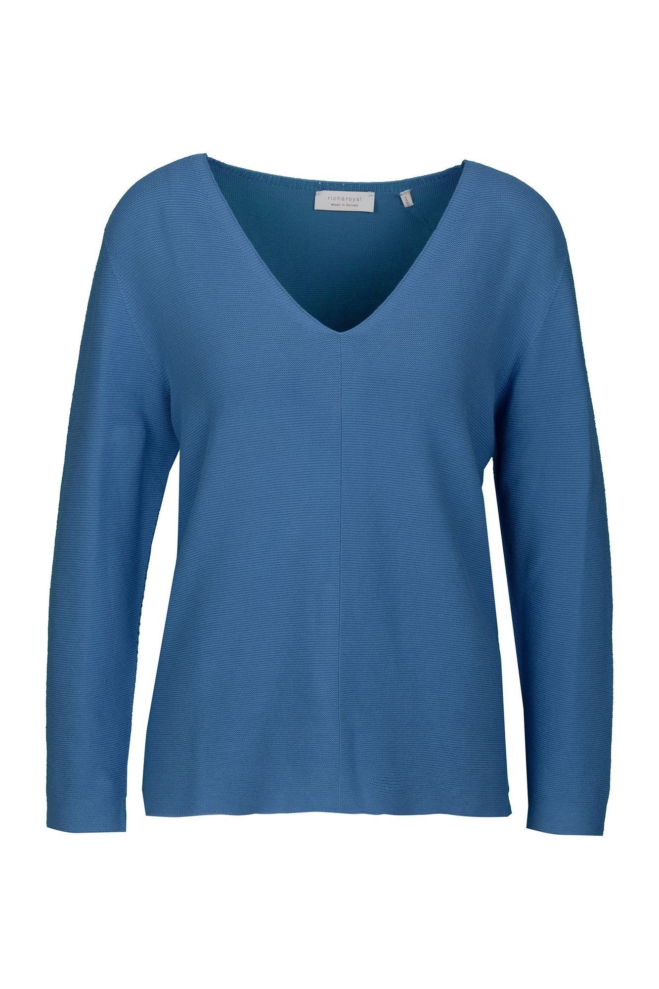 V-Ausschnitt-Pullover V Knit