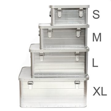 GORANDO Aufbewahrungsbox Aluminium Transportkiste - XL - GORANDO SAFARI - Universal Alubox