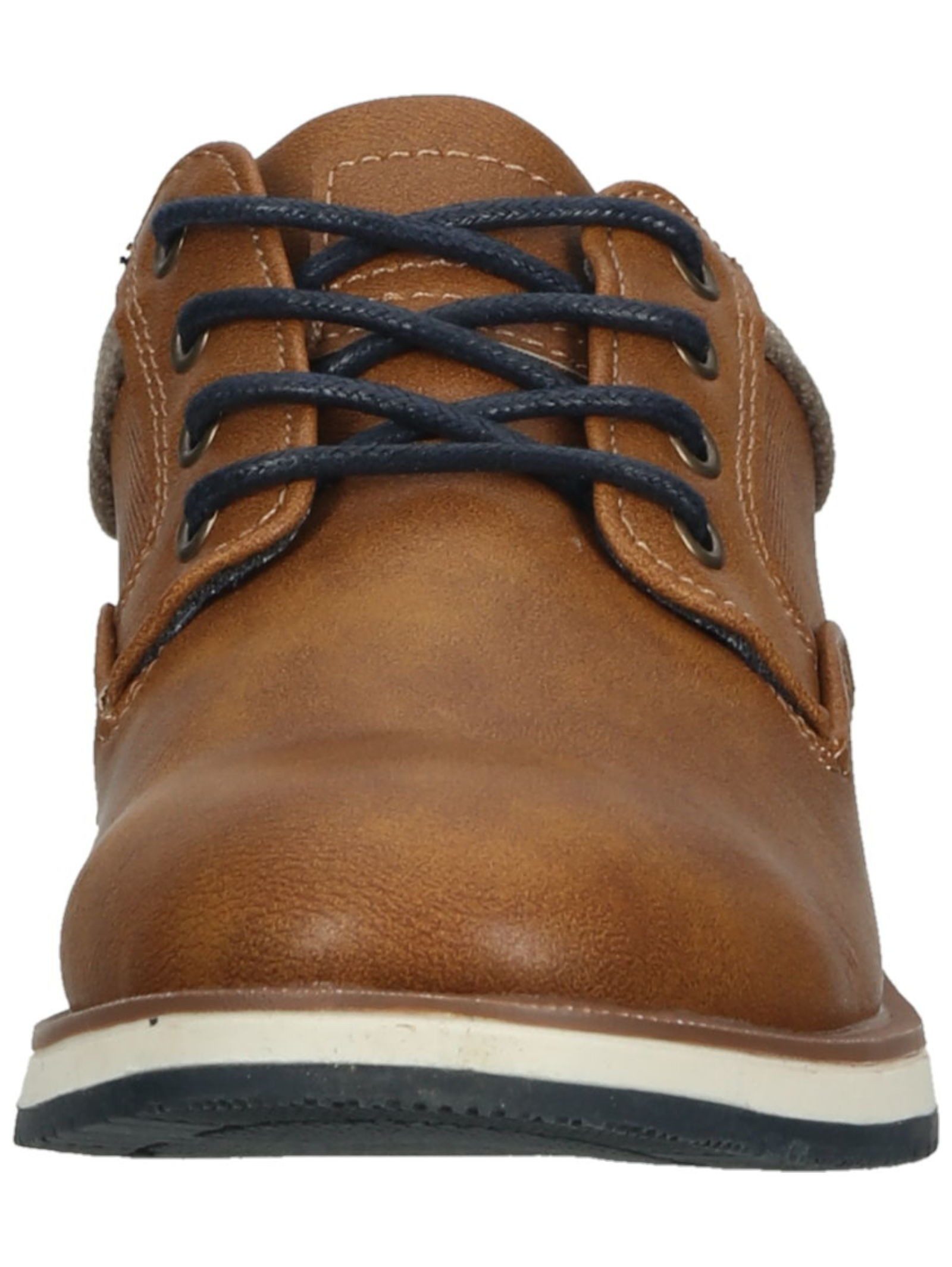 Bullboxer Halbschuhe Lederimitat Schnürschuh