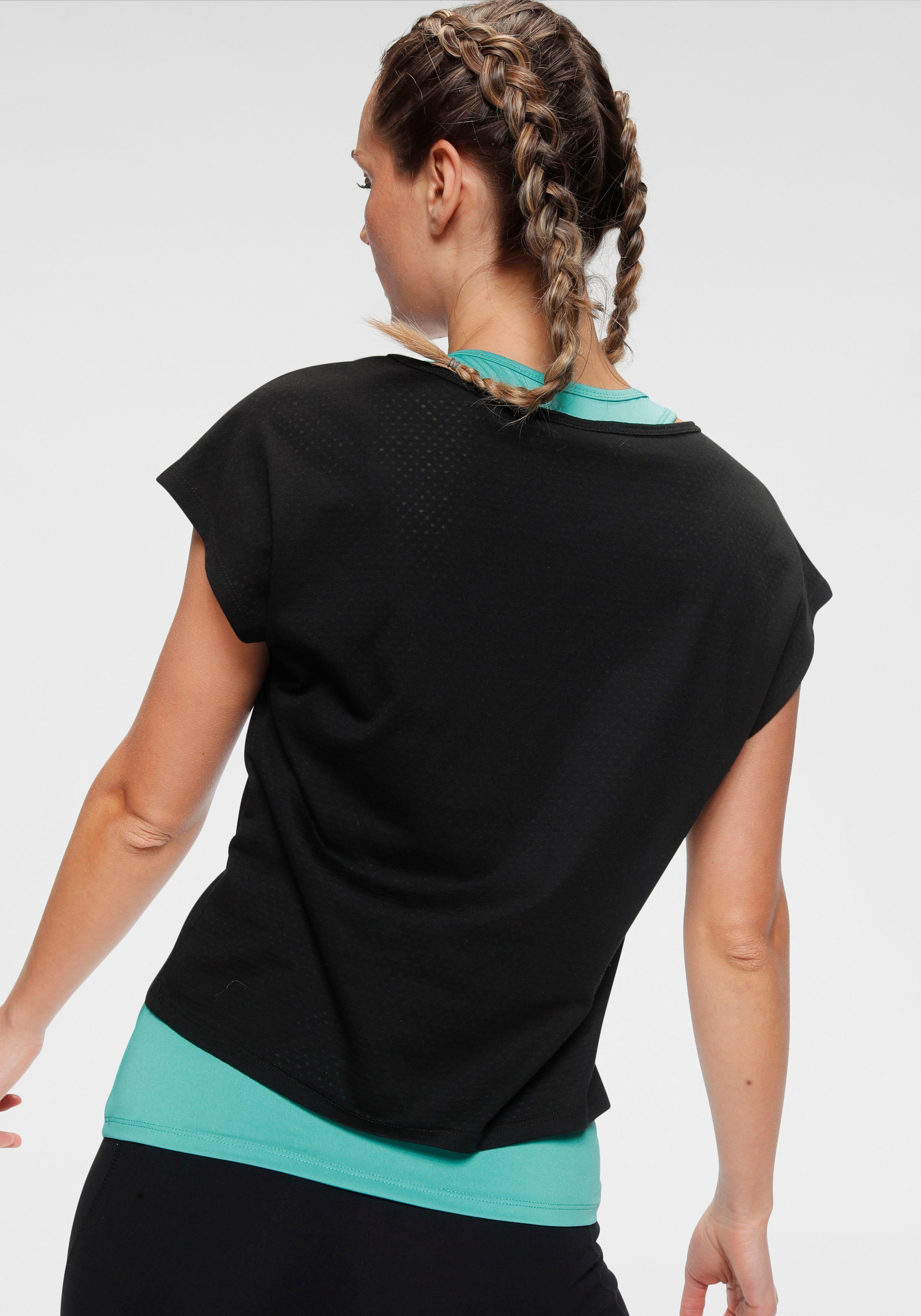 H.I.S Trainingsshirt 2-tlg. Shirt & Top (Spar-Set, 2-tlg) Kurzarm, bequeme Passform, sportlich, atmungsaktives Material