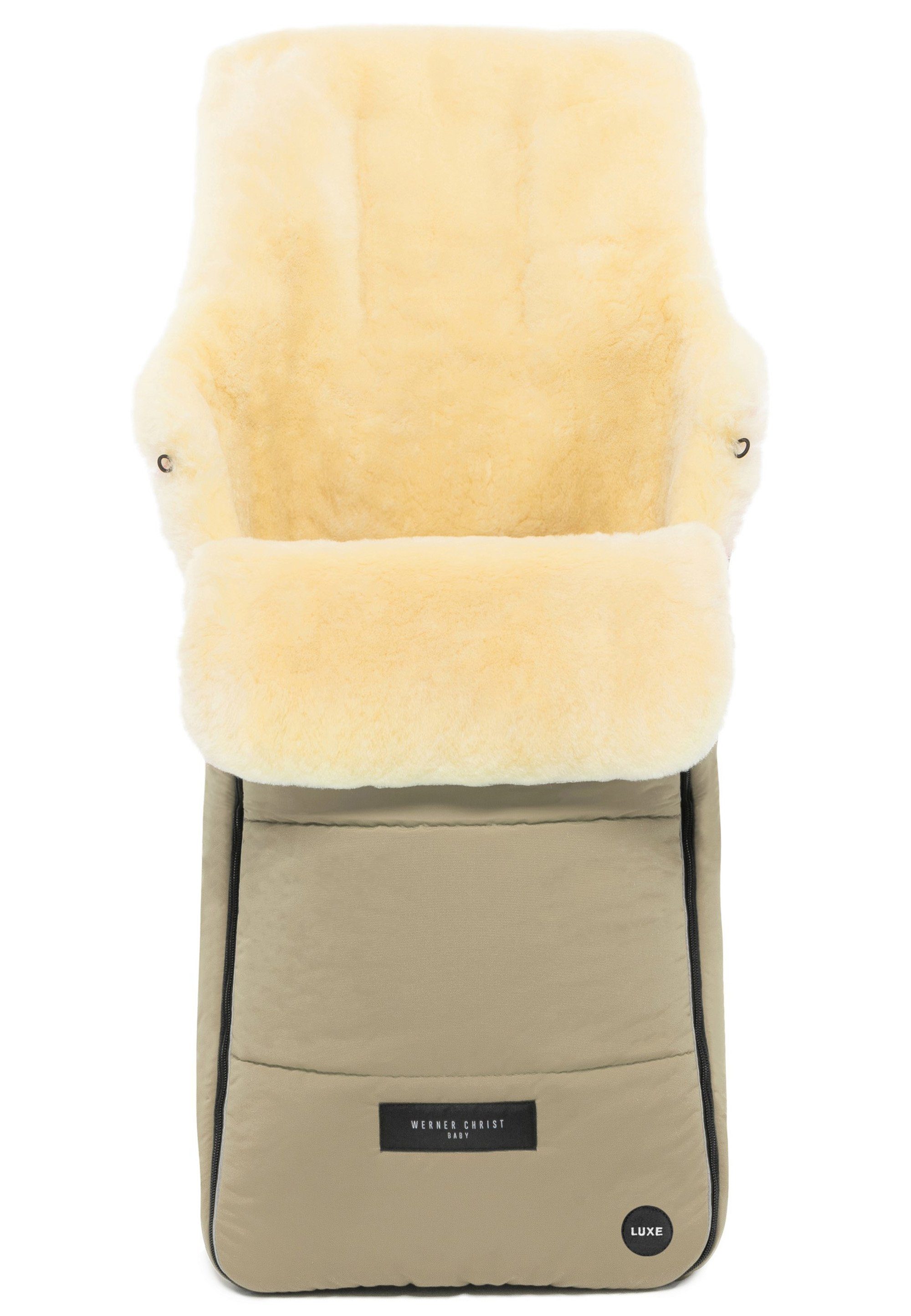 Werner Christ Baby Fußsack AROSA LUXE, der vollfellige Allrounder