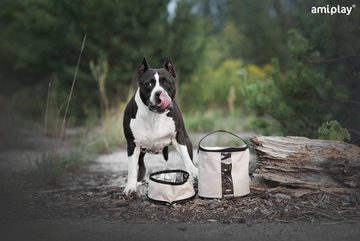 amiplay Hunde-Futterspender Praktischer Reisebehälter für Hundefutter: Sicher und bequem unterwegs, ideal für lange Wanderungen