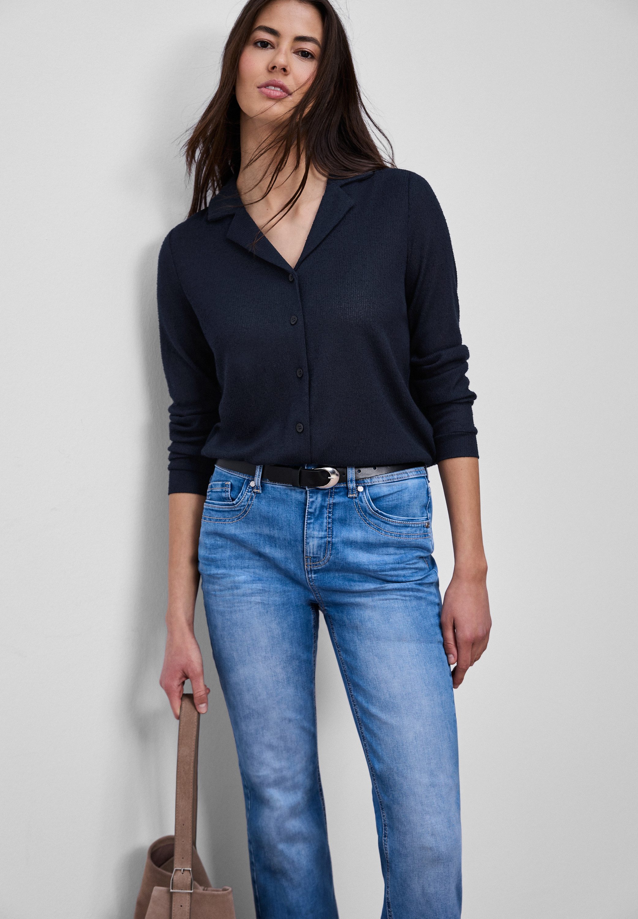 STREET ONE Cardigan mit Knopfleiste