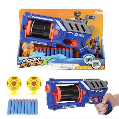 Toi-Toys Blaster Pistole mit Schaumstoffkugeln und 2 Ziele
