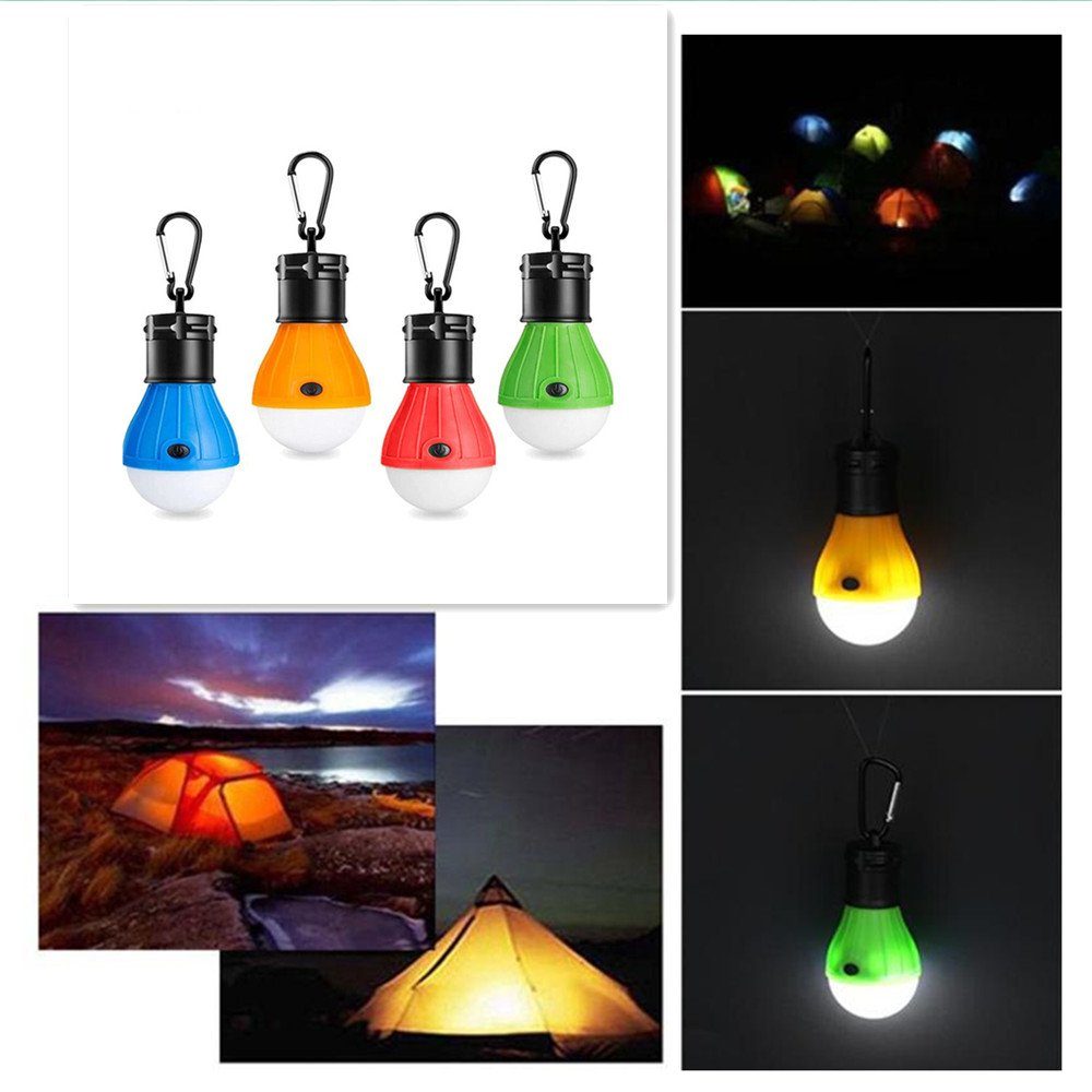 XDeer Campingtisch Campinglampe 4 LED,3 Beleuchtungsmodi Zeltlampe,Tragbare Wasserdicht, Camping Licht,Notlicht Camping Zubehör für Camping, Angeln, Wandern color