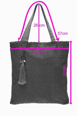 By Bers Einkaufsshopper LEONs "Die Schöne Tasche" Einkaufstasche Stofftasche Shopper, Tasche mit RV, Innenfutter