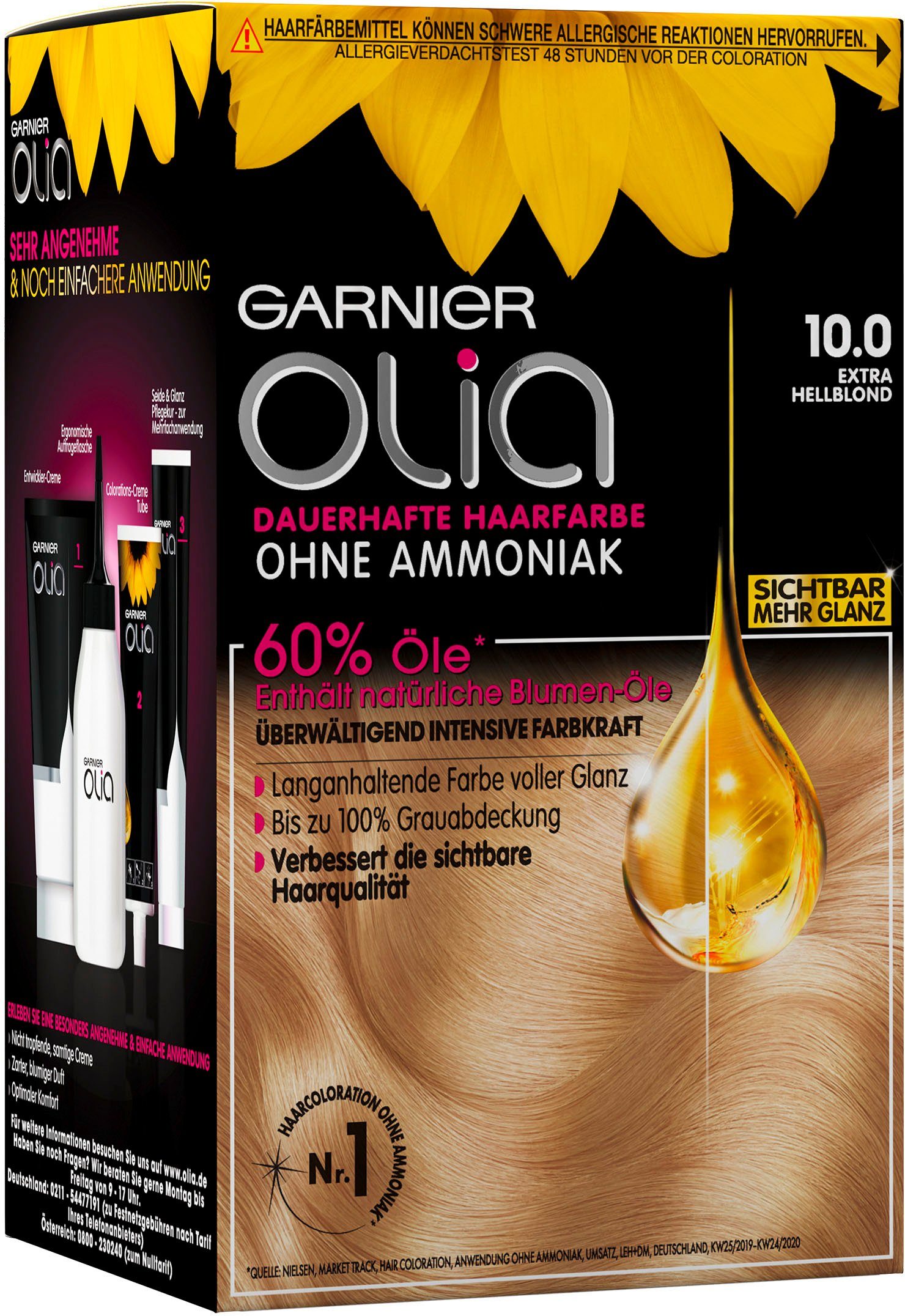 hellblond Extra dauerhafte GARNIER Coloration 10.0 Olia Haarfarbe