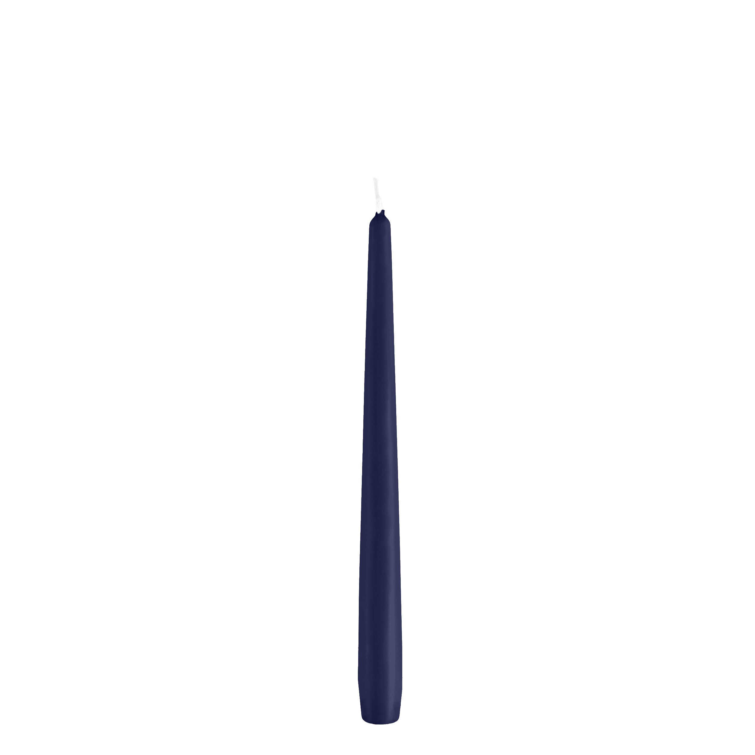 Kopschitz Kerzen Spitzkerze Spitzkerzen Nachtblau Dunkelblau 290 x Ø 23 mm, 12 Stück