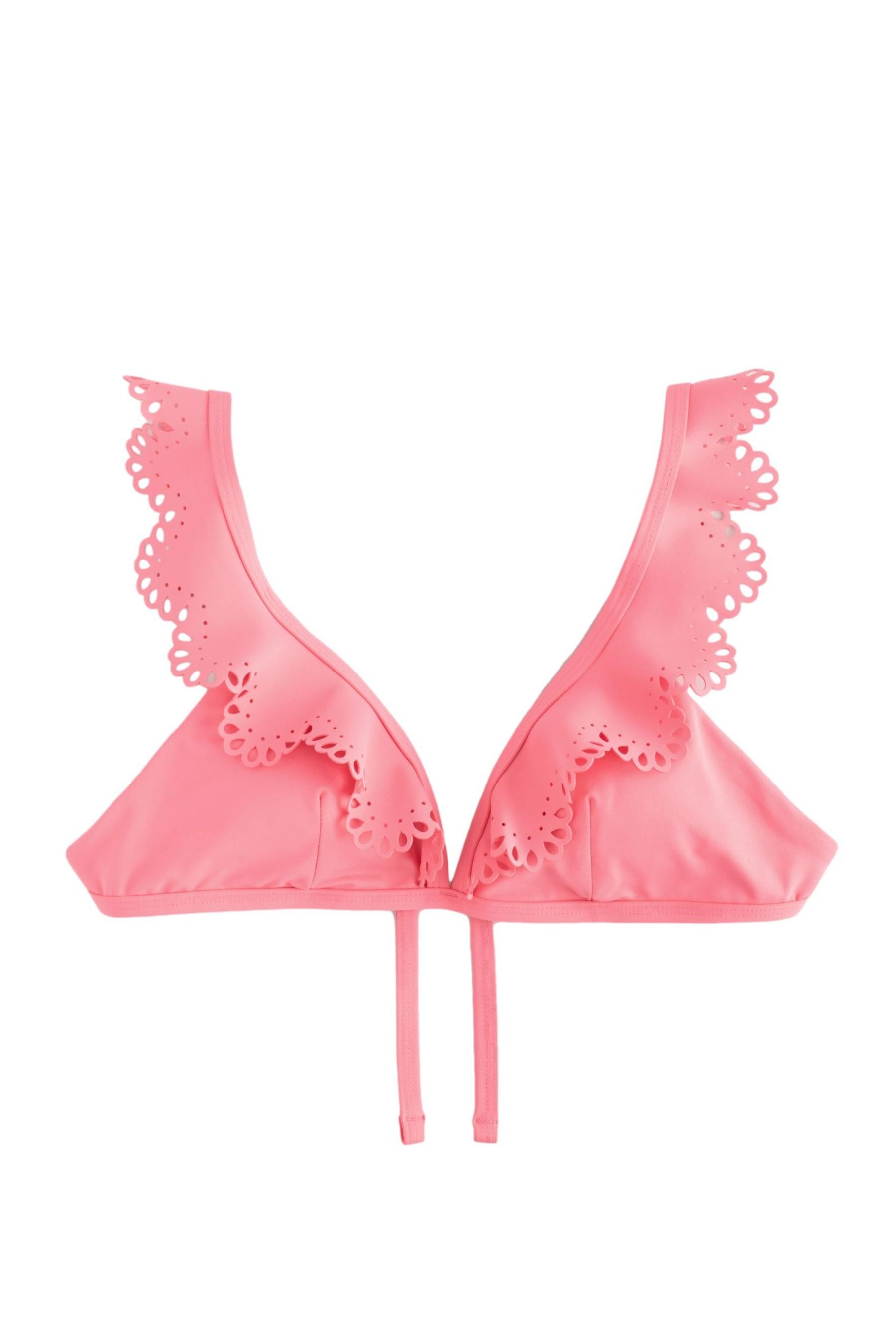 Next Crop-Bikini-Top Bikinitop mit tiefem Ausschnitt und Laser-Cuts (1-St)