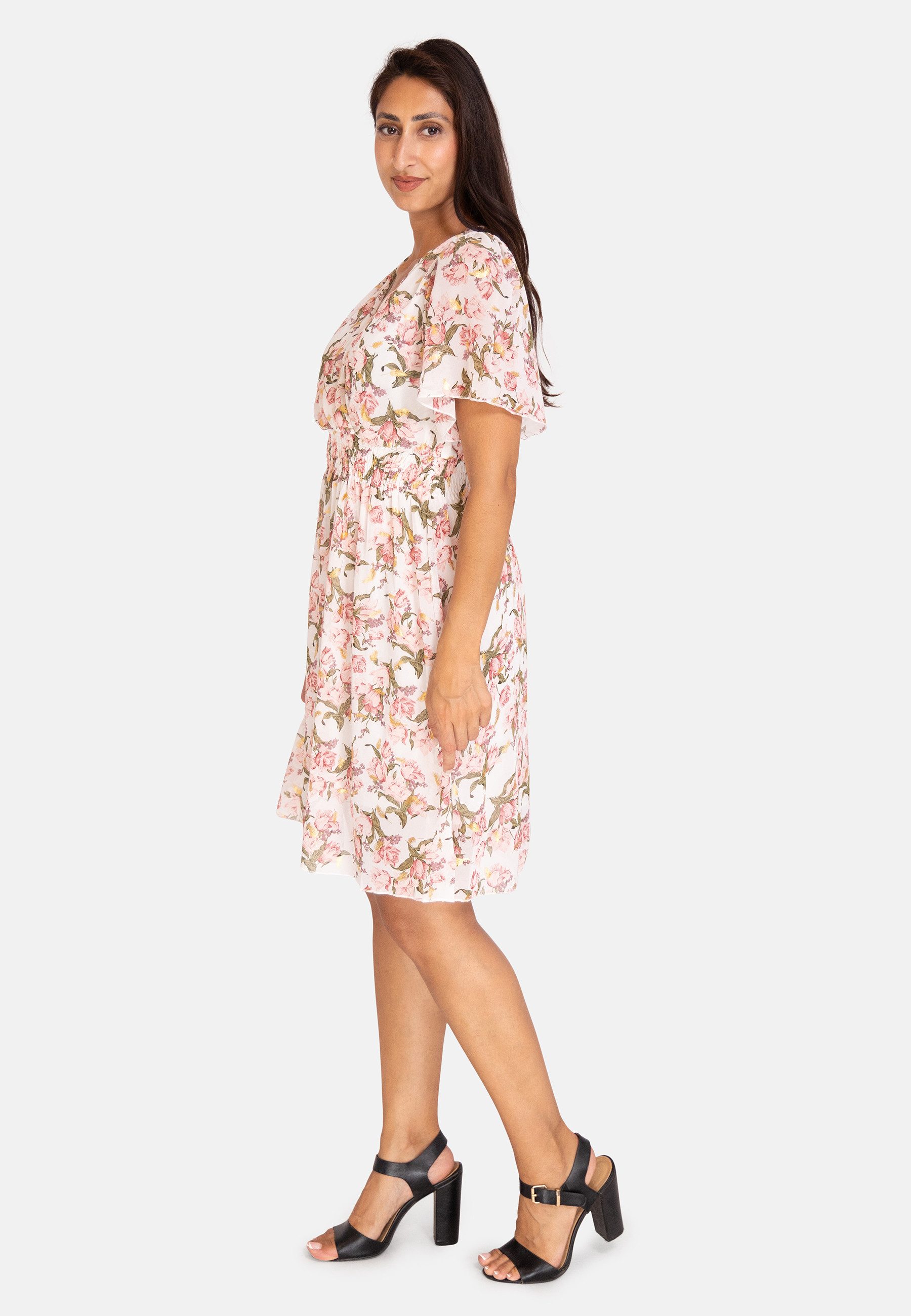 Elara Sommerkleid Sommer Kleid mit Muster