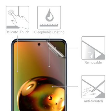 kwmobile Schutzfolie 3x Folie matt für Xiaomi Poco X3 NFC / Poco X3 Pro, (1-St), Schutzfolie Anti-Fingerabdruck Displayschutz Displayfolie entspiegelt