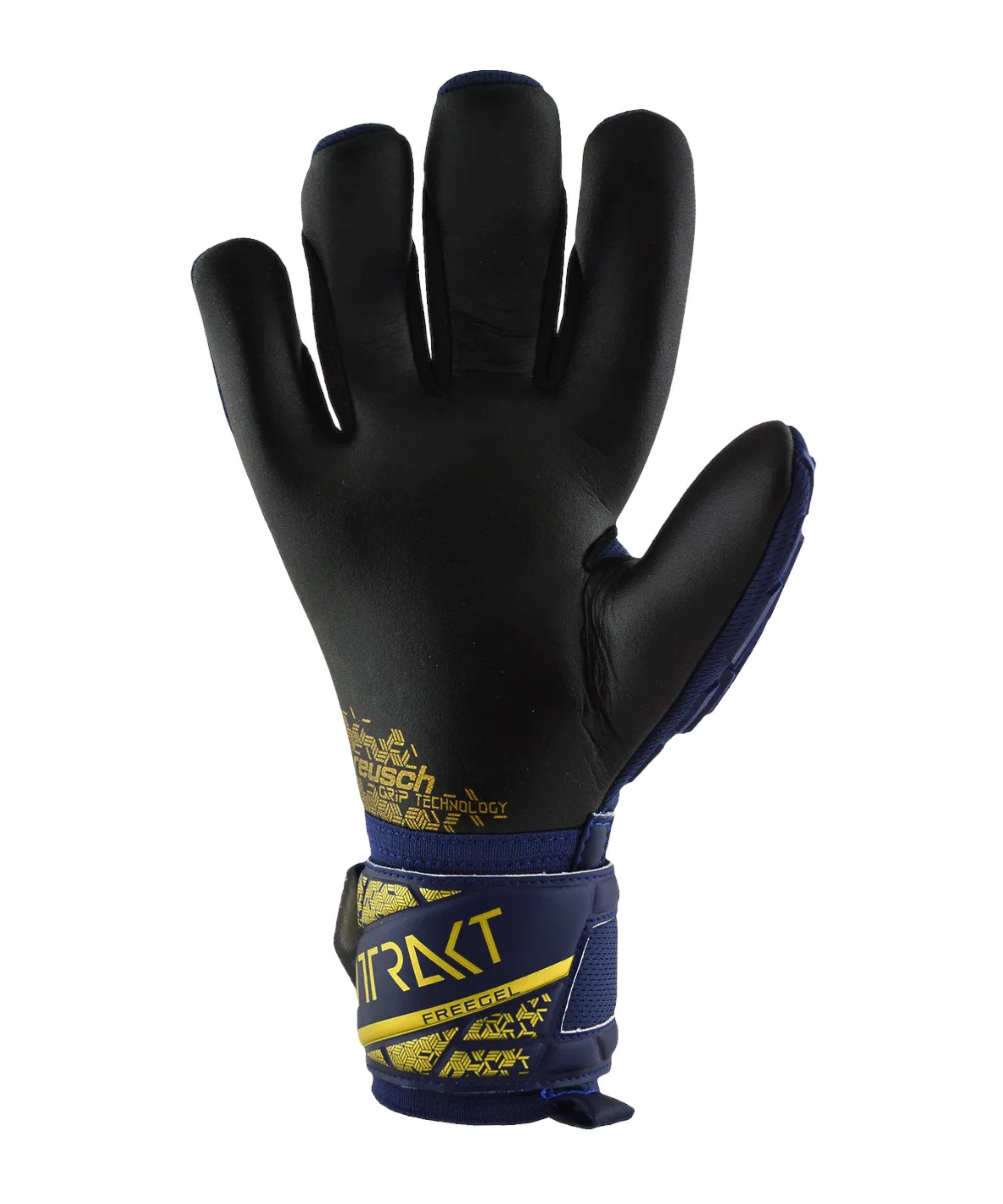 Silver Torwarthandschuhe Attrakt Freegel Spark TW-Handschuhe blaugoldschwarz Reusch Night 2024