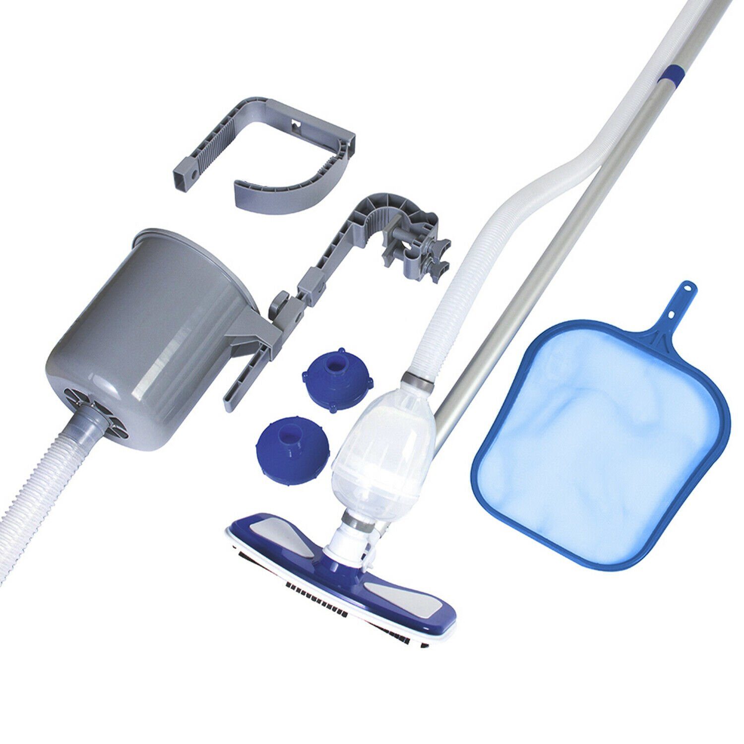Bestway Pool Reinigungsset 279 cm Deluxe für Pools, Ideal für gründliche Poolpflege, einfache Handhabung