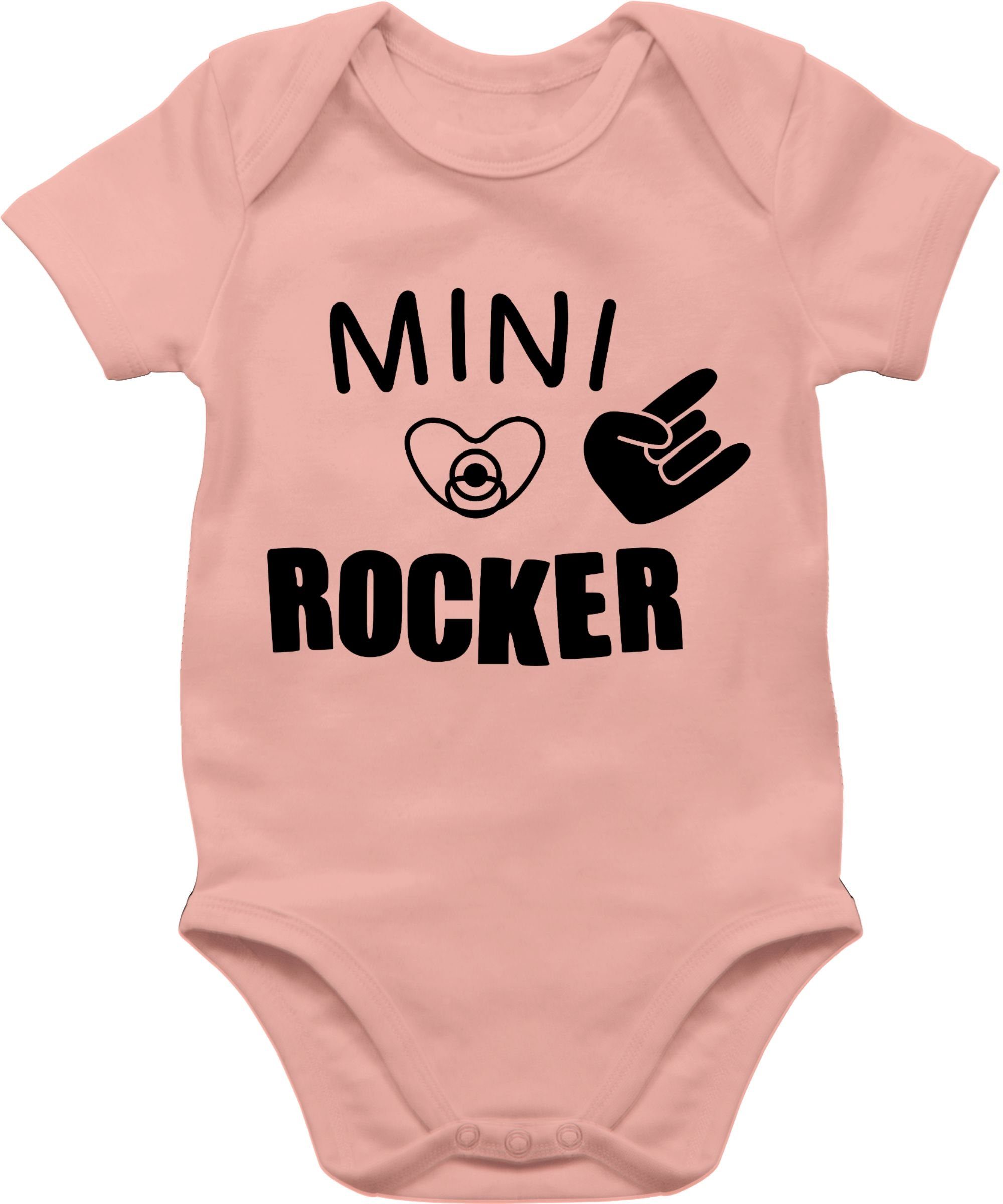 Shirtracer Shirtbody Mini Rocker Strampler Baby Mädchen & Junge 2 Babyrosa