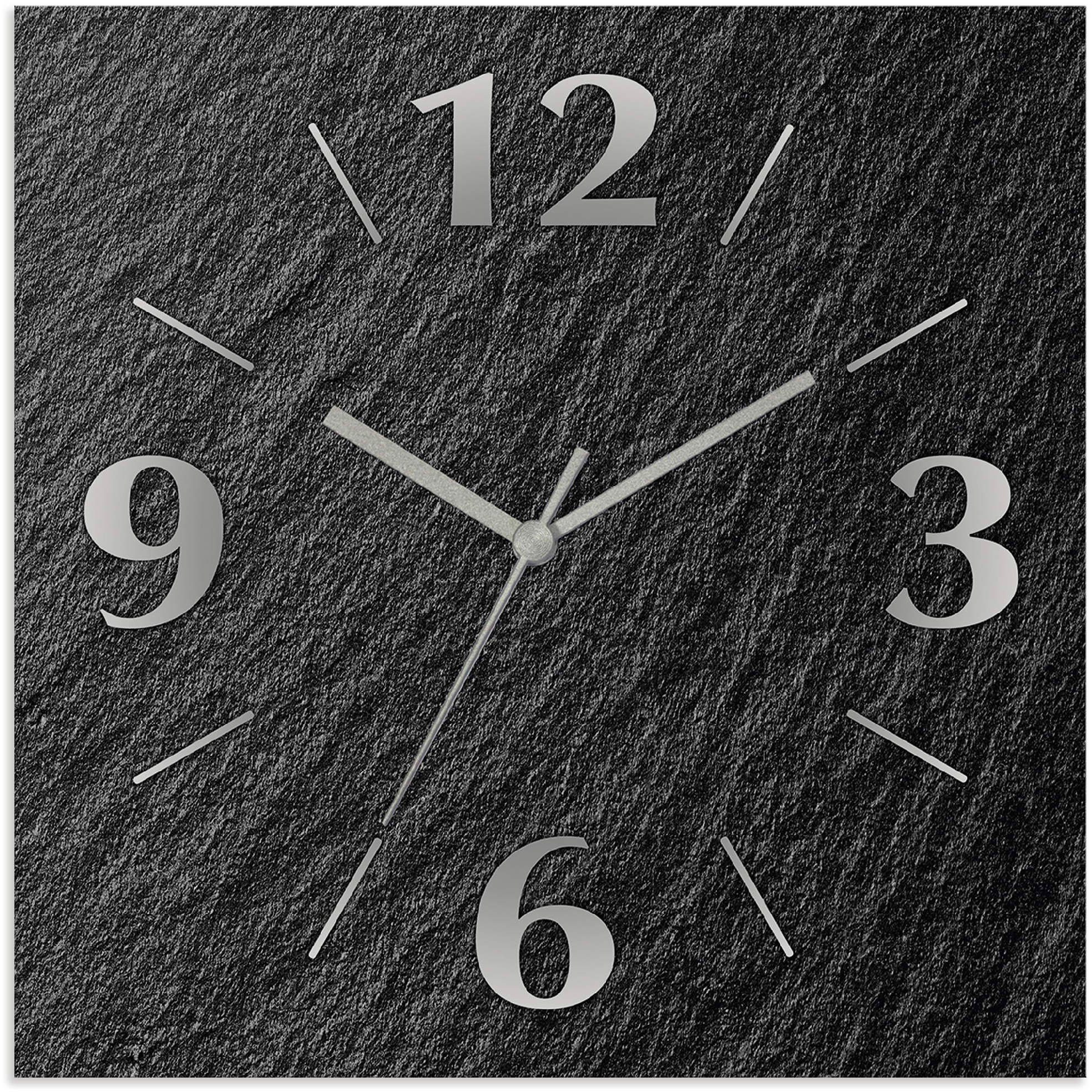 Artland Wanduhr Schiefer (wahlweise mit Quarz- oder Funkuhrwerk, lautlos ohne Tickgeräusche) – Bild 2 von 5