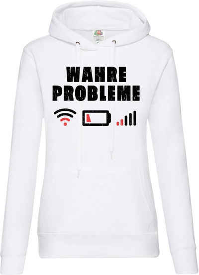 Youth Designz Kapuzenpullover "Wahre Probleme" Damen Hoodie Pullover mit lustigem Frontprint