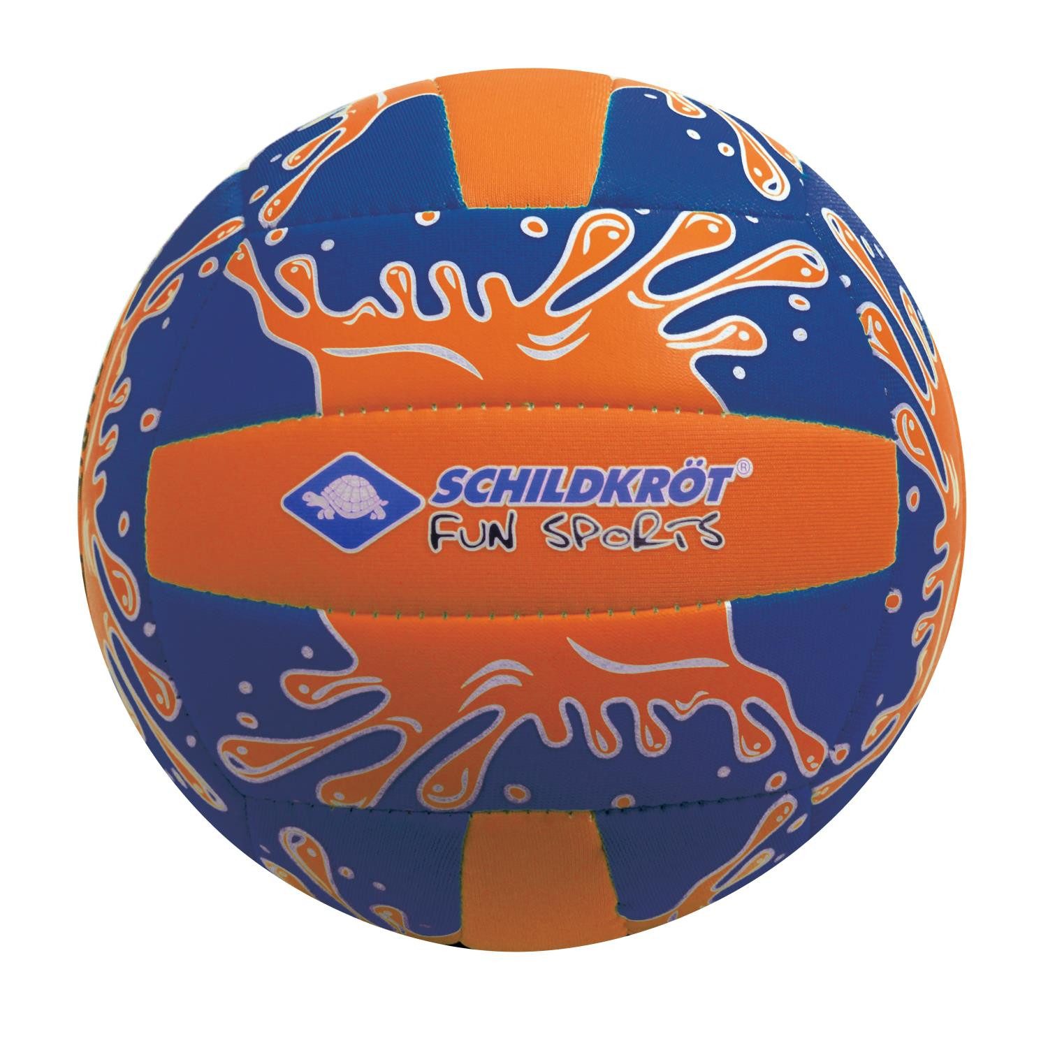 Schildkröt Spielball Neopren Mini-Beachvolleyball Größe 2, Beachball Volleyball Wasserball Strandball Wurfball Kinderball Funball