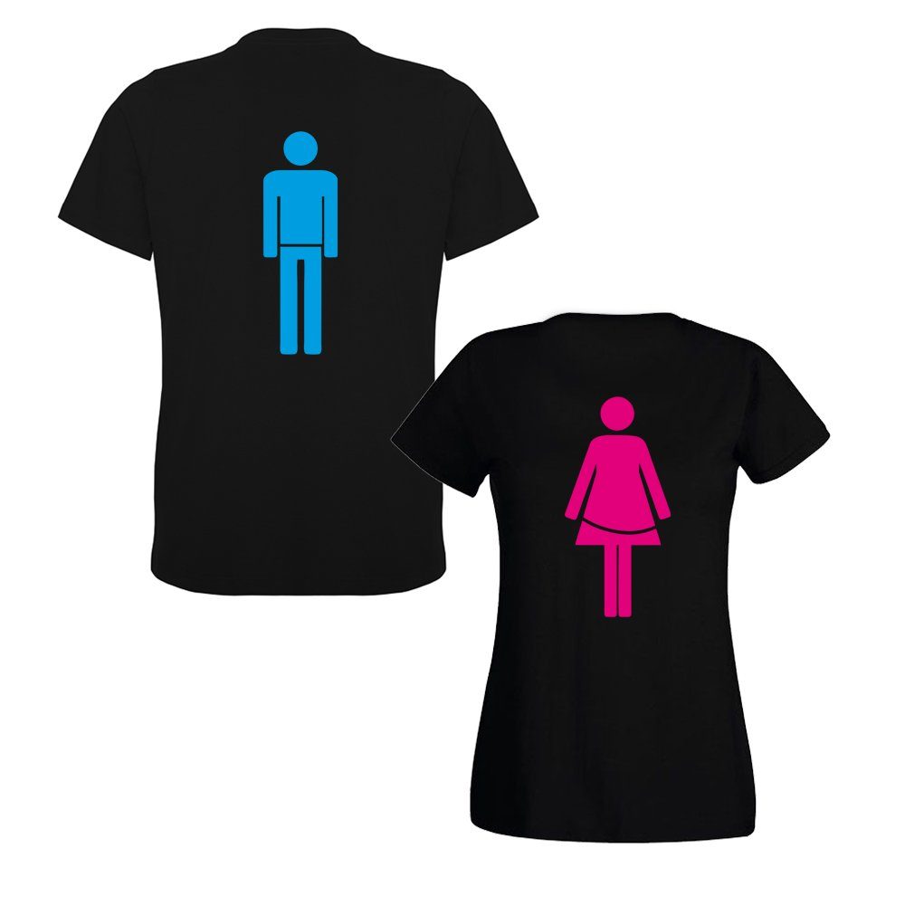 G-graphics T-Shirt Mann & Frau Paar- / Partner-Set zum selbst zusammenstellen, Aufdruck auf der Vorder- oder Rückseiteseite wählbar, Spruch/Sprüche/Print/Motiv, für Sie & Ihn