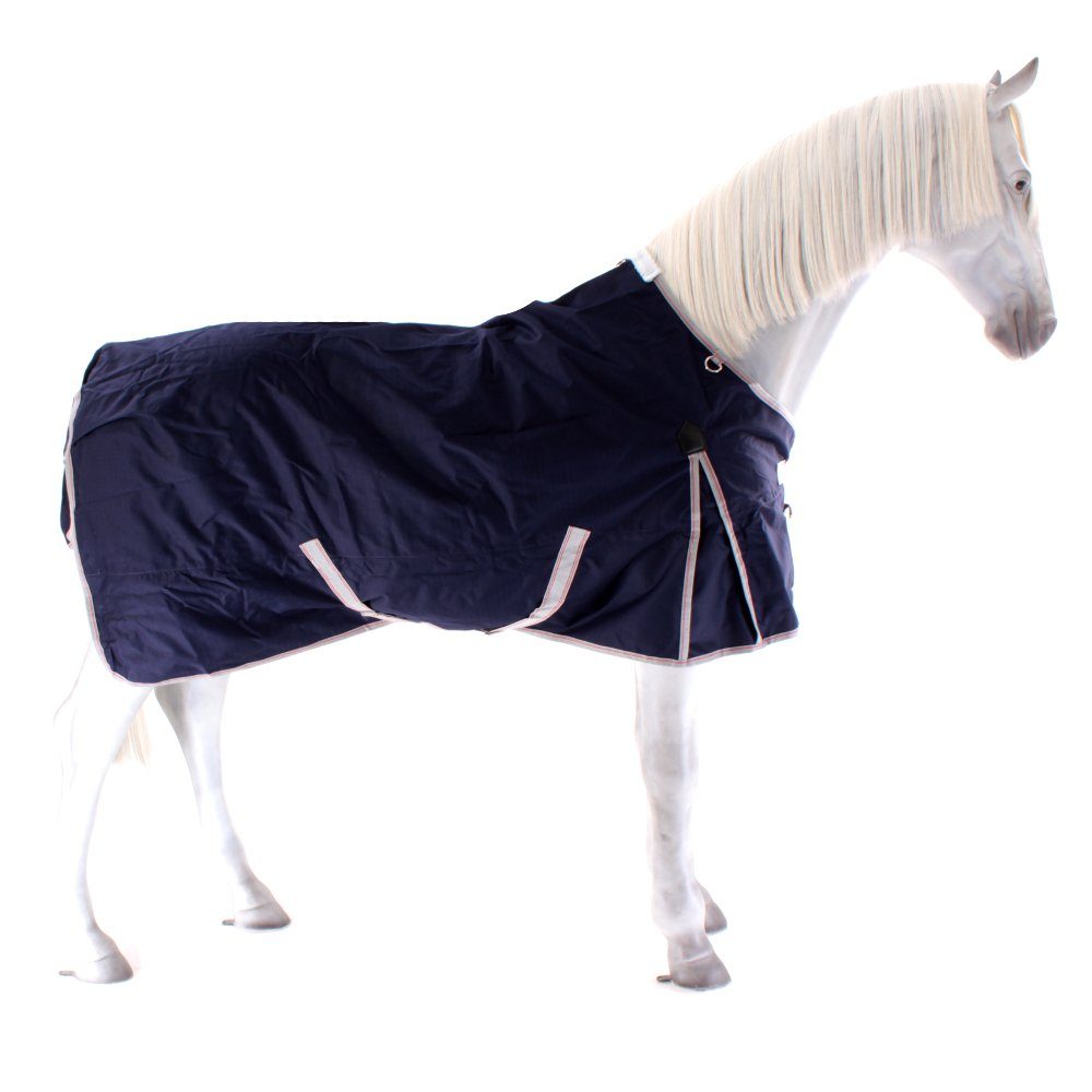 WeatherBeeta Pferde-Regendecke Weatherbeeta Comfitec Essential Standard Lite 0g - navy/silver/red