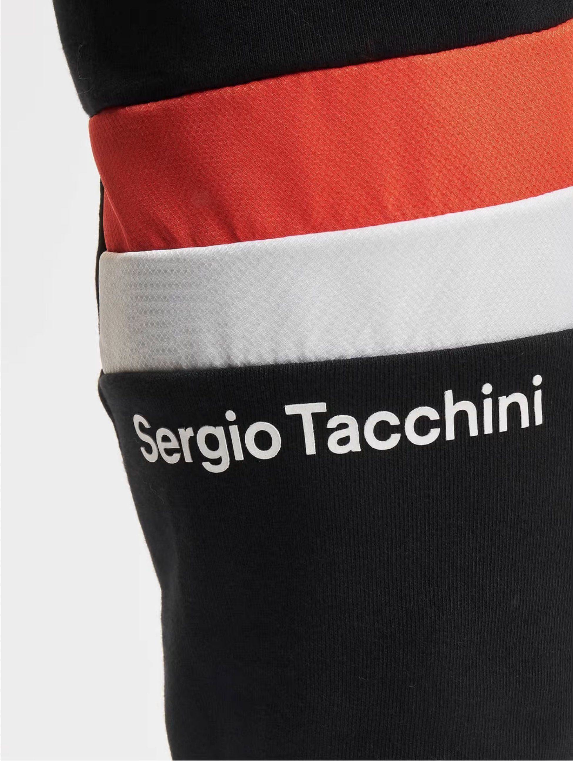 PANTS Trainingshose FASCIA ORANGE FLEECE Tacchini Sergio BLACK/FLASH