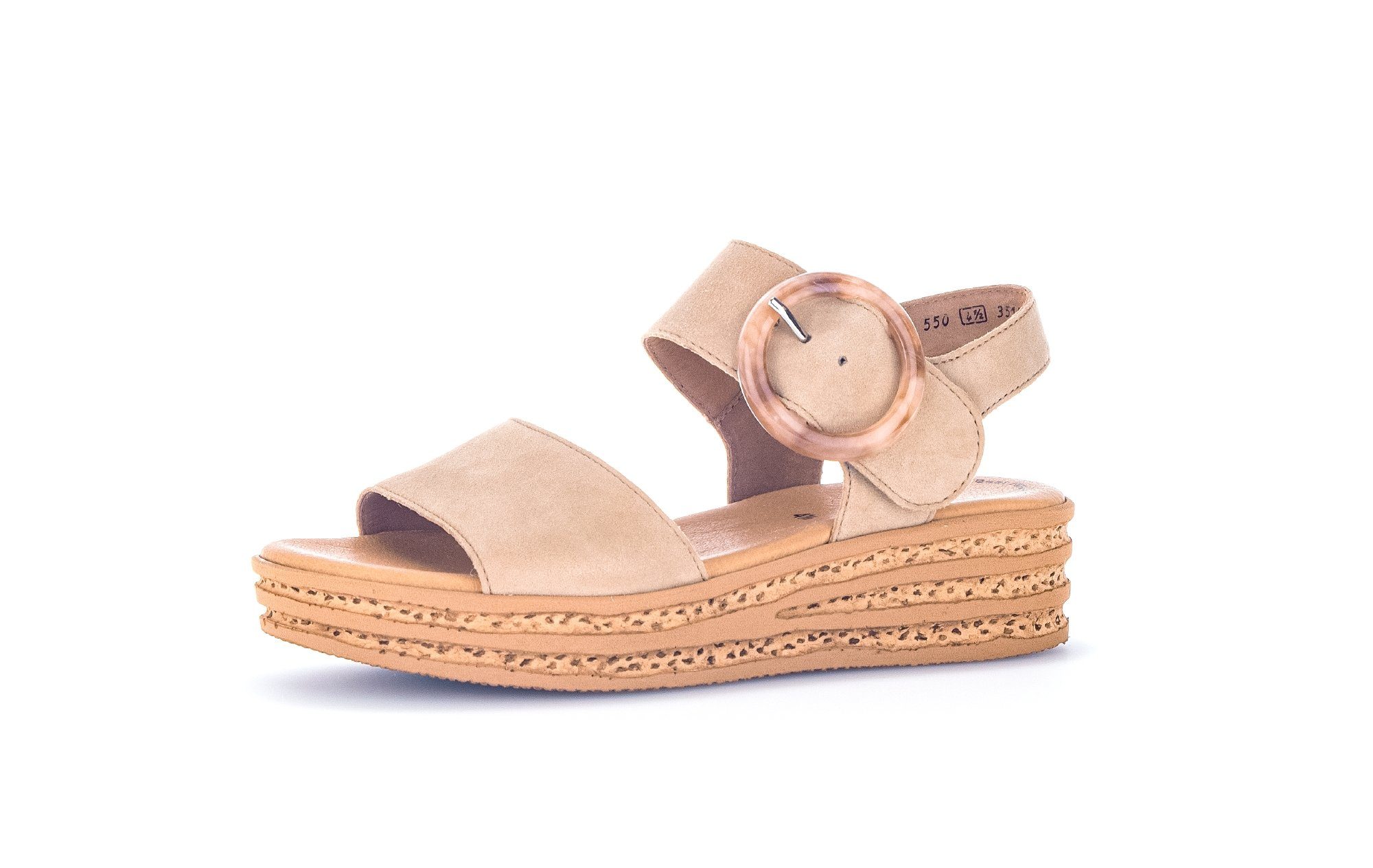 Gabor Plateausandale Beige (caramel) | Riemchensandalen