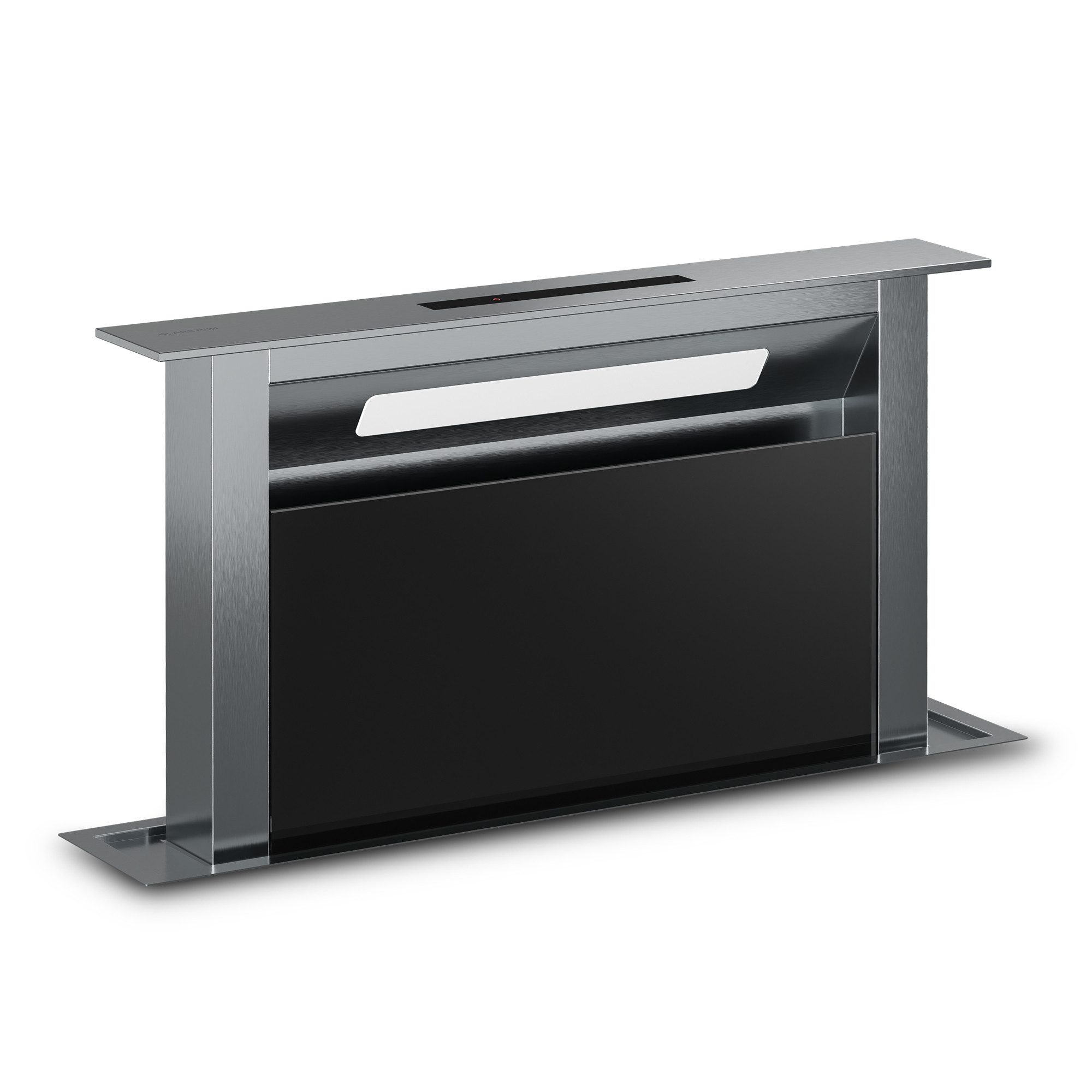 Klarstein Deckenhaube VeroSteel VeroSteel, Dunstabzugshaube Downdraft Kochfeldabzug Umluft Abluft Touch LED