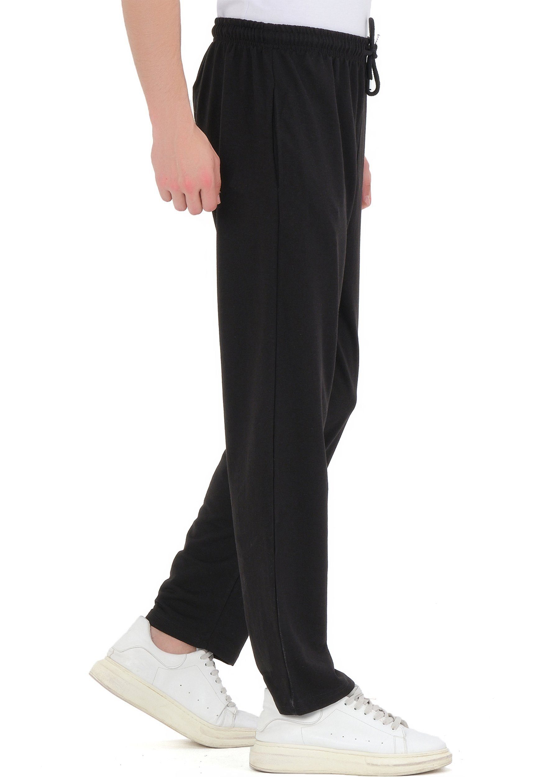 JEEL Jogginghose Sweathose Herren Sporthose Baumwolle, Freizeit