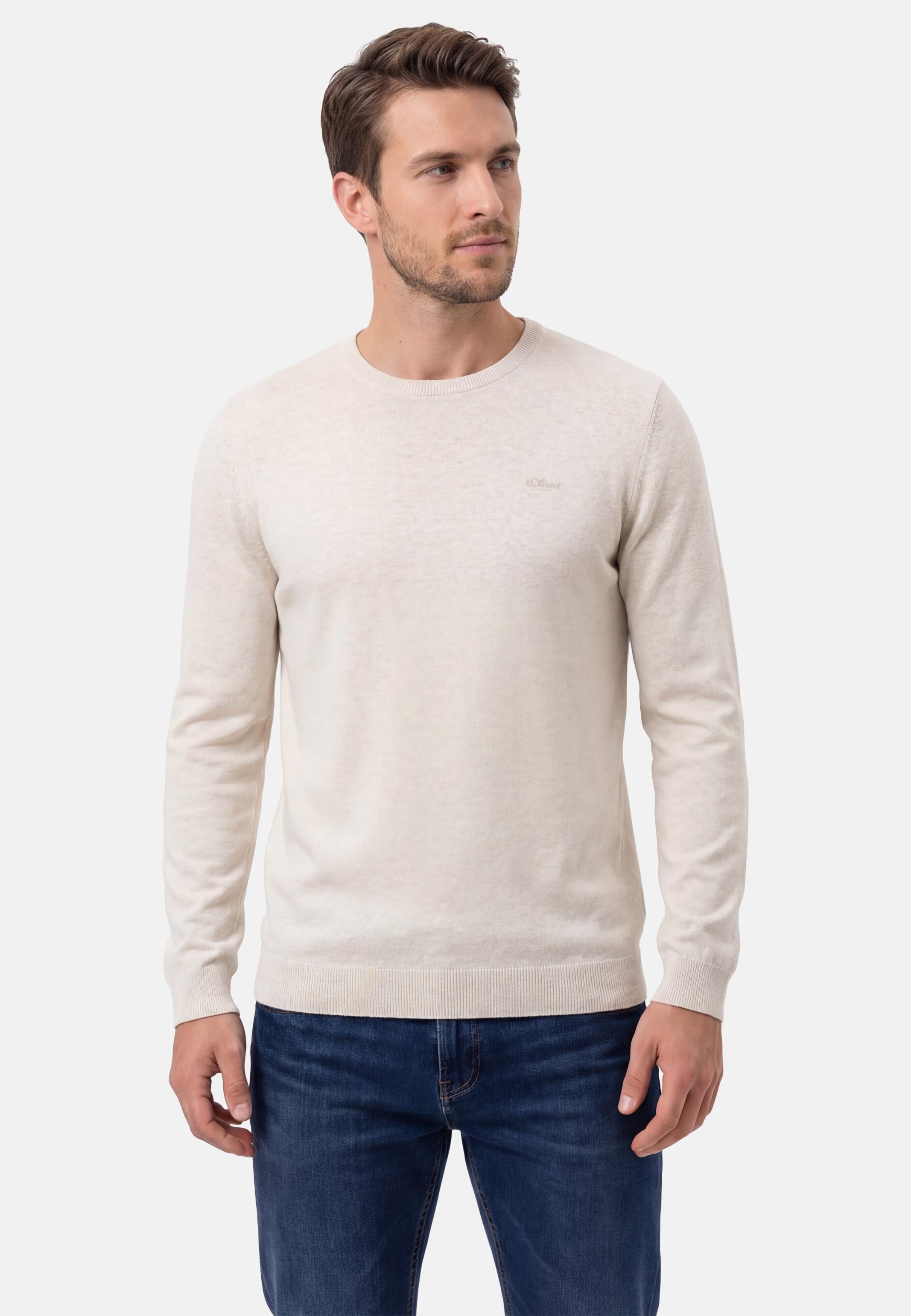 s.Oliver Rundhalspullover 2er Pack Basic (Spar-Set, 2-tlg) Pullover - Baumw günstig online kaufen