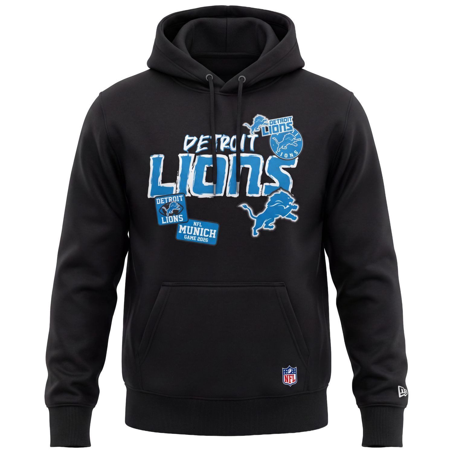 New Era Kapuzenpullover NFL PARIS Detroit Lions